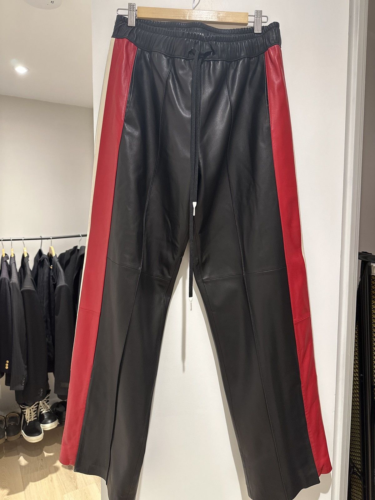 Nahmias 1600$ Nahmias Leather pants Size US 34 / EU 50 - 1 Thumbnail