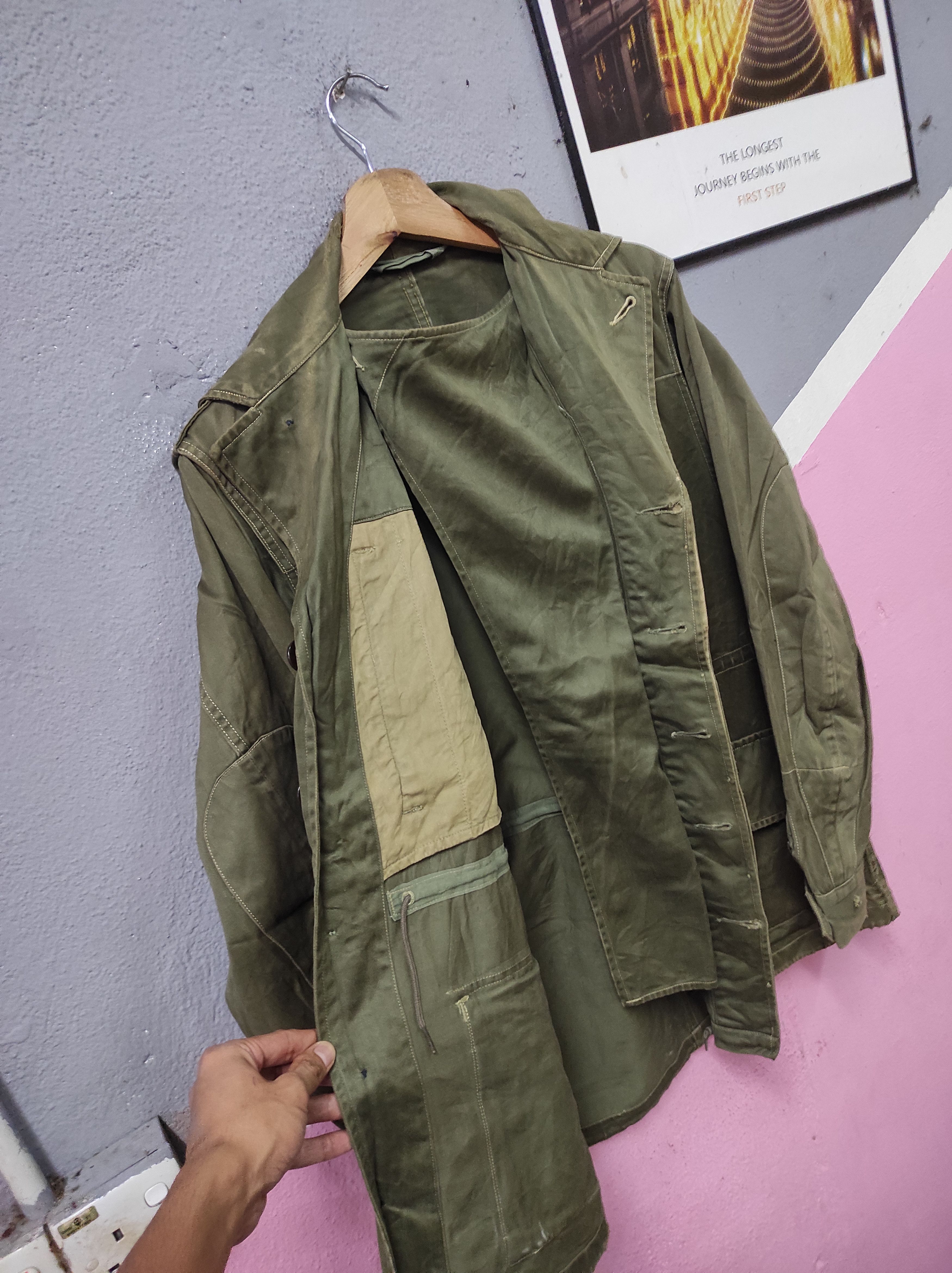 Vintage COVETRA MERVILLE 1965 VTG 60'S UNIFORM JACKET DISTRESSED Size US M / EU 48-50 / 2 - 3 Thumbnail