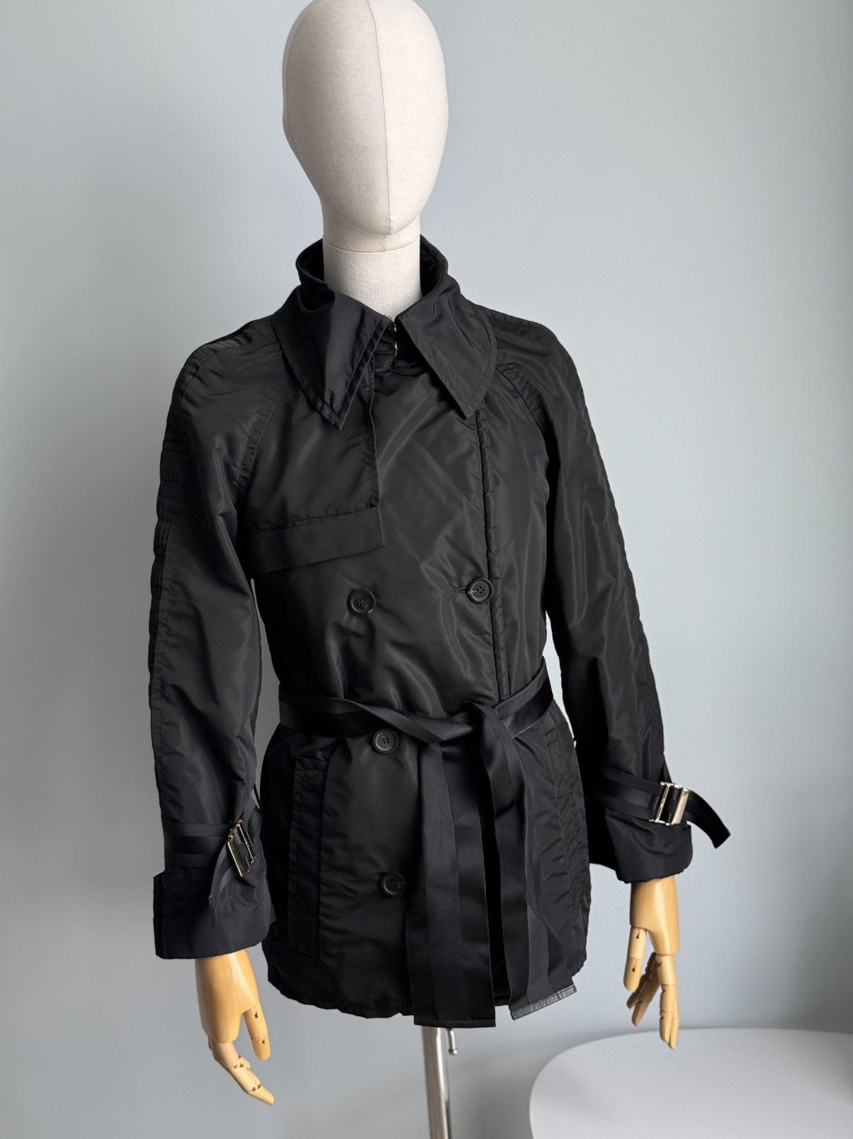 Gucci GUCCI By Tom Ford Era FW 2001 Fur Rabbit Coat Belted Size M / US 6-8 / IT 42-44 - 4 Thumbnail