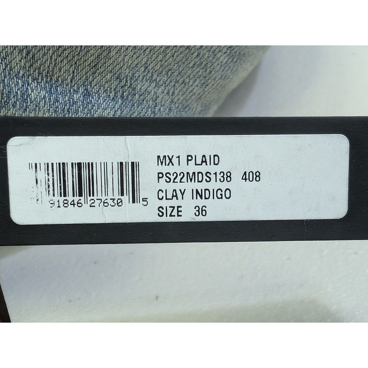 Amiri o1rshd1 MX1 Plaid Jeans in Clay Indigo Size US 36 / EU 52 - 22 Thumbnail