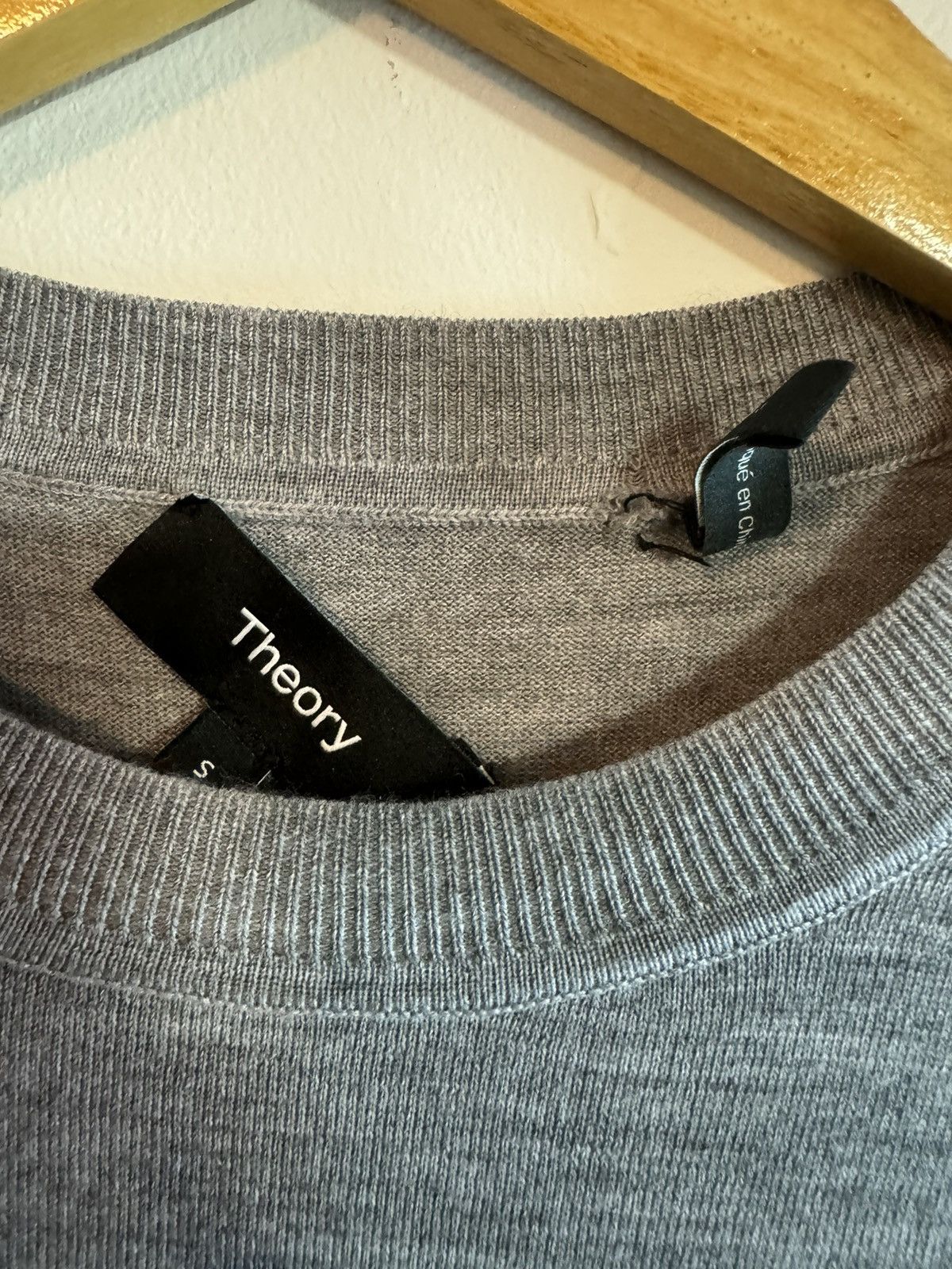 Theory Theory grey sweater Size US S / EU 44-46 / 1 - 2 Thumbnail