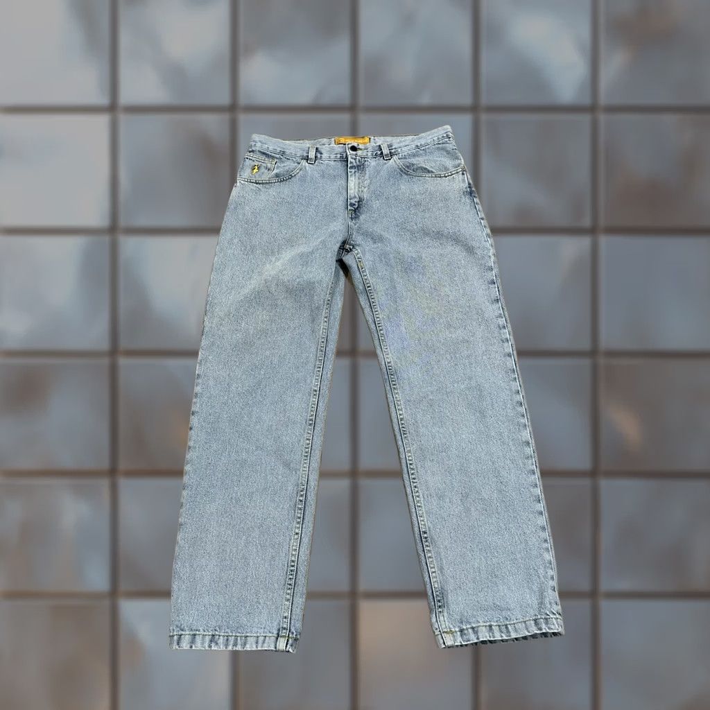 Vintage Polar Skate Co Jeans Mens 36x31 Denim Baggy 90s Vintage Streetwear Logo Pocket 5-Pocket Tapered Jeans Mens Blue Size US 36 / EU 52 - 1 Thumbnail