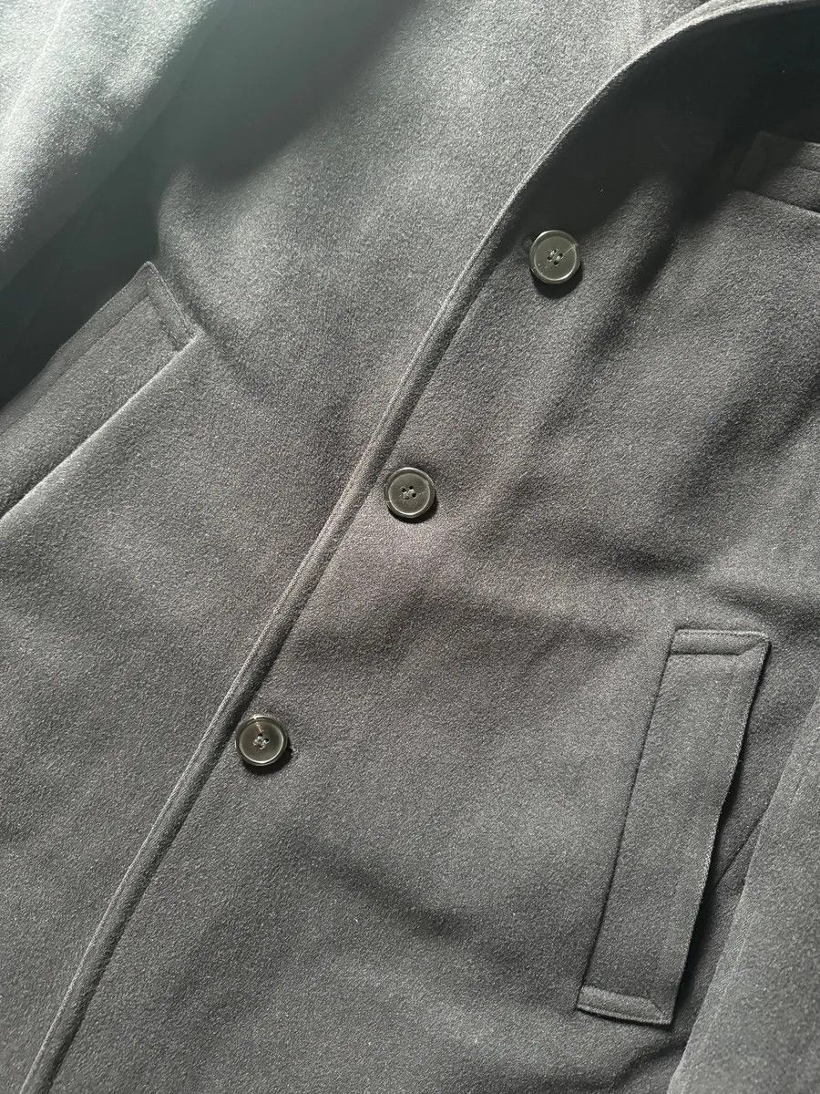 Dries Van Noten 2000s Dries Van Noten Minimalist Navy Wool Long Jacket Size US M / EU 48-50 / 2 - 6 Thumbnail