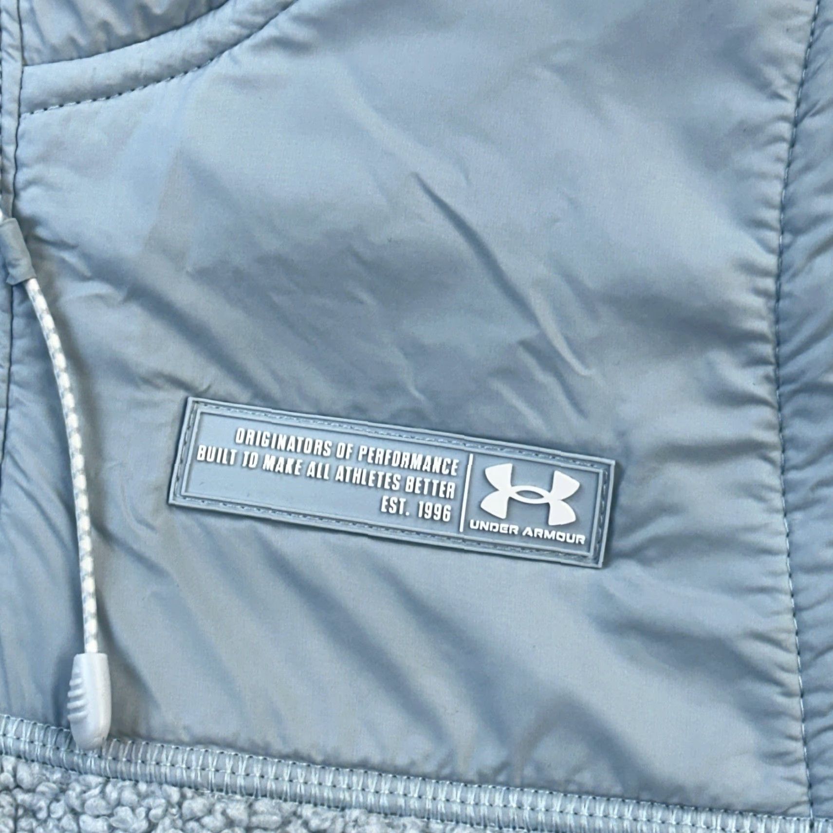 Under Armour Under Armour Vest Women's Small Blue Fleece UA Mission Boucle Full Zip Outdoor Size XL / US 12-14 / IT 48-50 - 2 Thumbnail