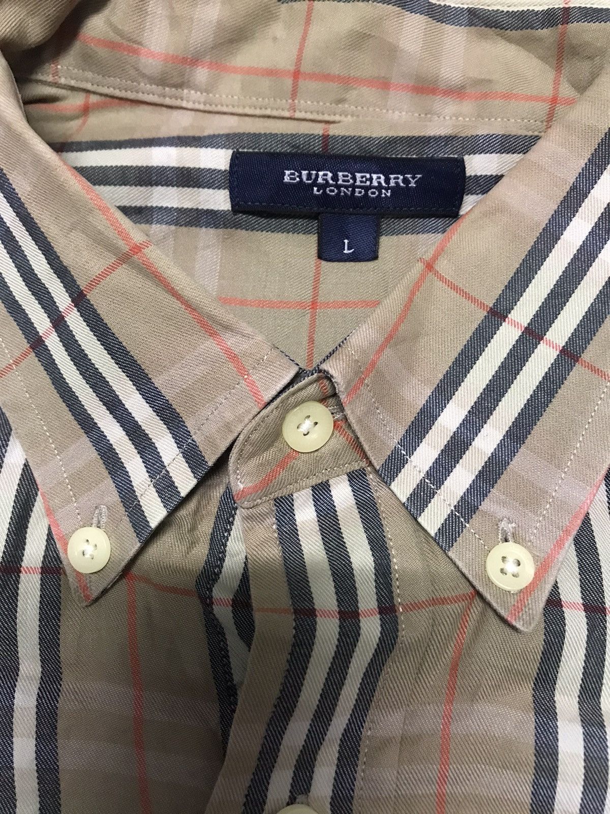 Burberry Vintage Burberry Nova Check Buttons Up Shirt Size US L / EU 52-54 / 3 - 4 Thumbnail