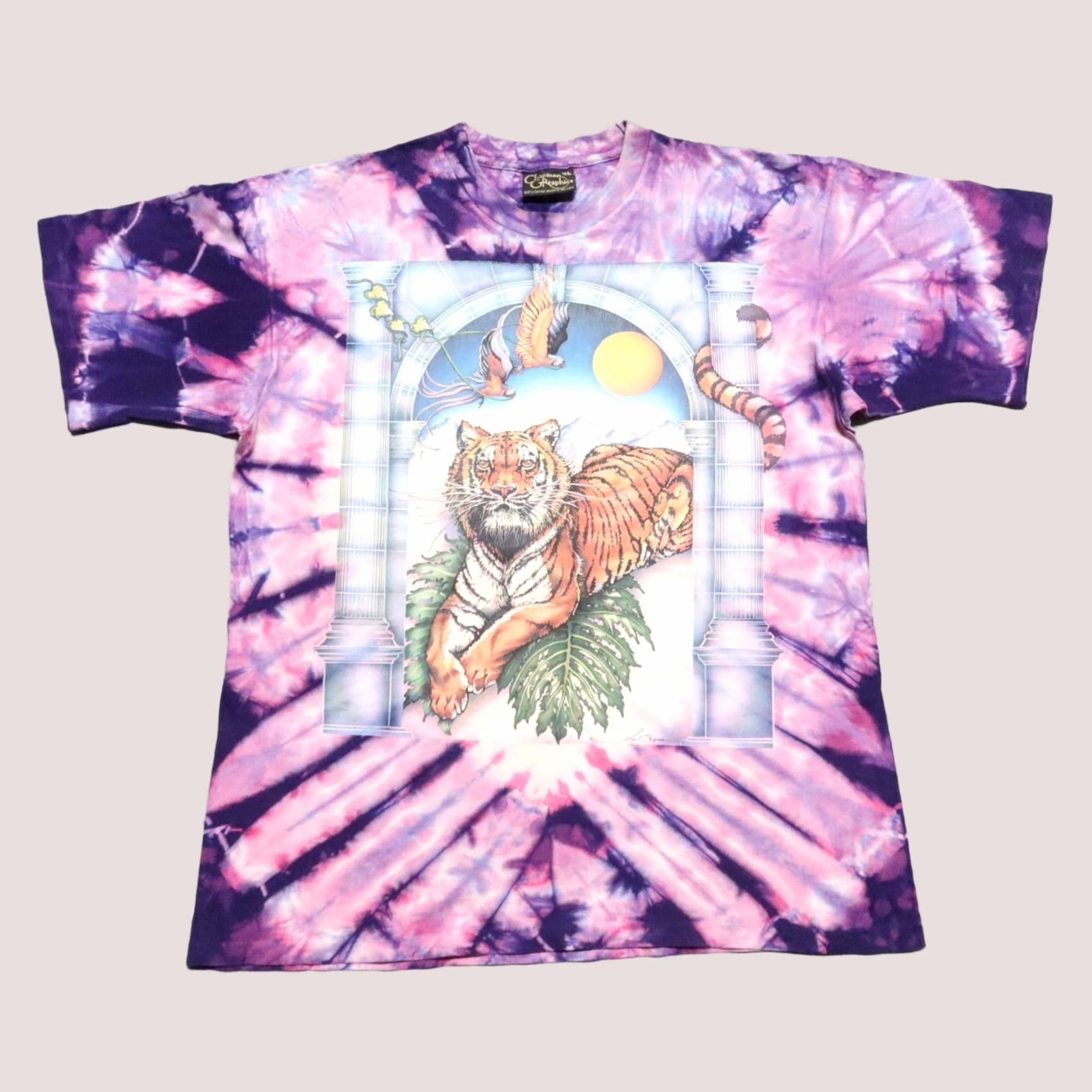 Puma Vintage Chapman Graphics Wildlife Shirt XL Tie Dye Mens Shirt Size US XL / EU 56 / 4 - 1 Thumbnail
