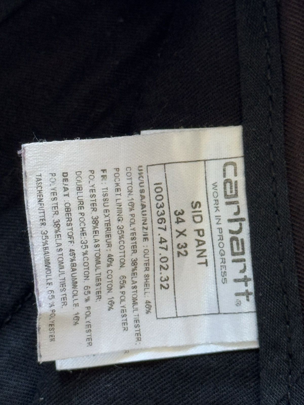 Carhartt Wip Carhartt WIP Pants Size US 34 / EU 50 - 9 Thumbnail