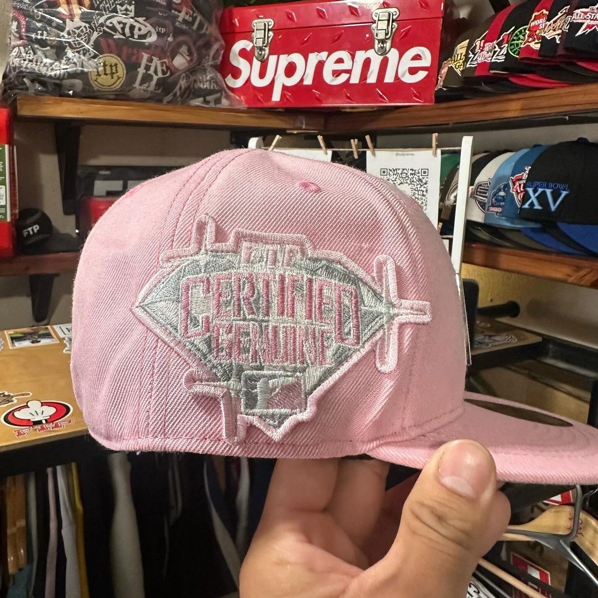 Supreme retailer FUK pink Snapback Cap