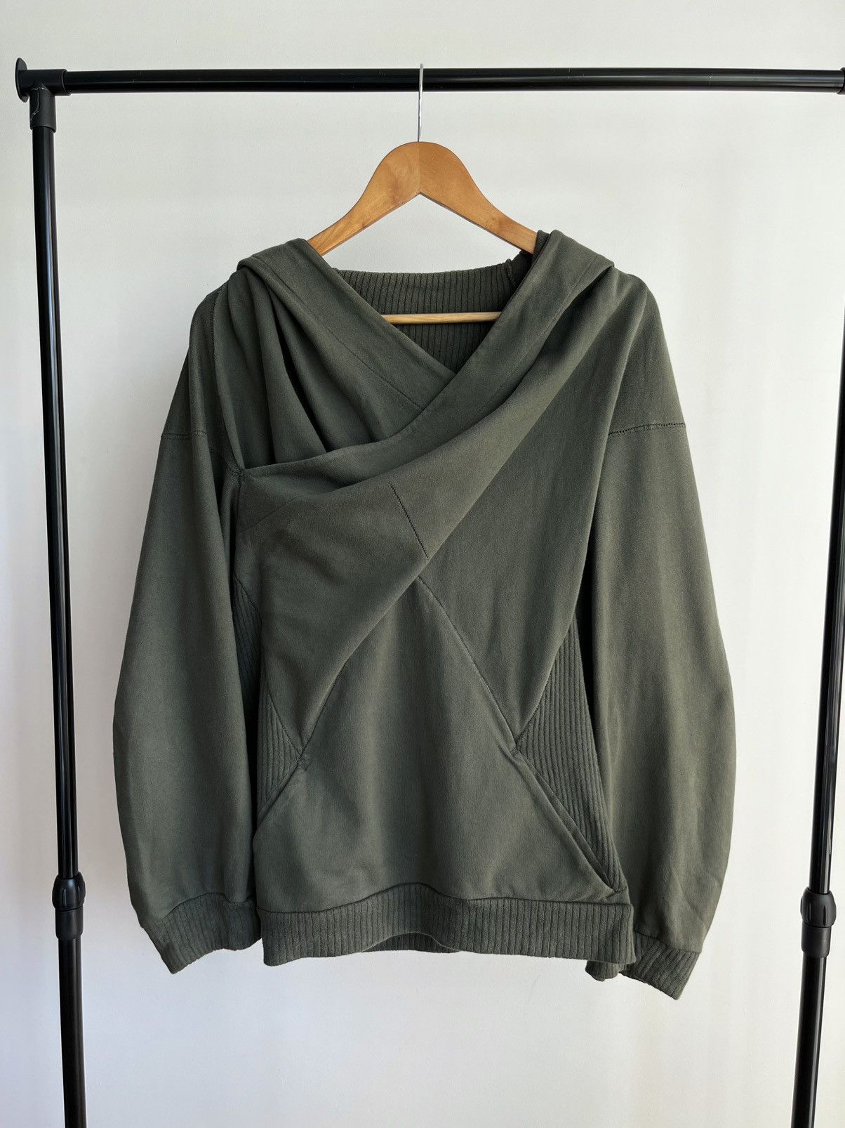 Boris Bidjan Saberi Archive Boris Bidjan Saberi AW12 scar draped cowl hoodie Size US M / EU 48-50 / 2 - 1 Thumbnail