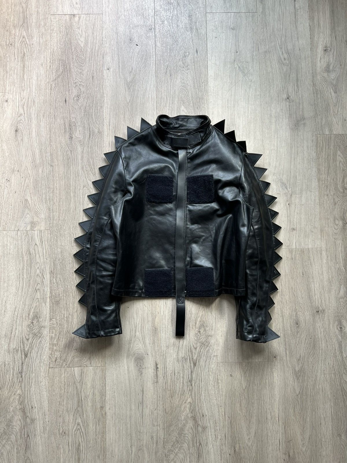 Pre-owned W Lt Walter Van Beirendonck X Walter Van Beirendonck Ss1998 Spiked Corset Jacket In Black
