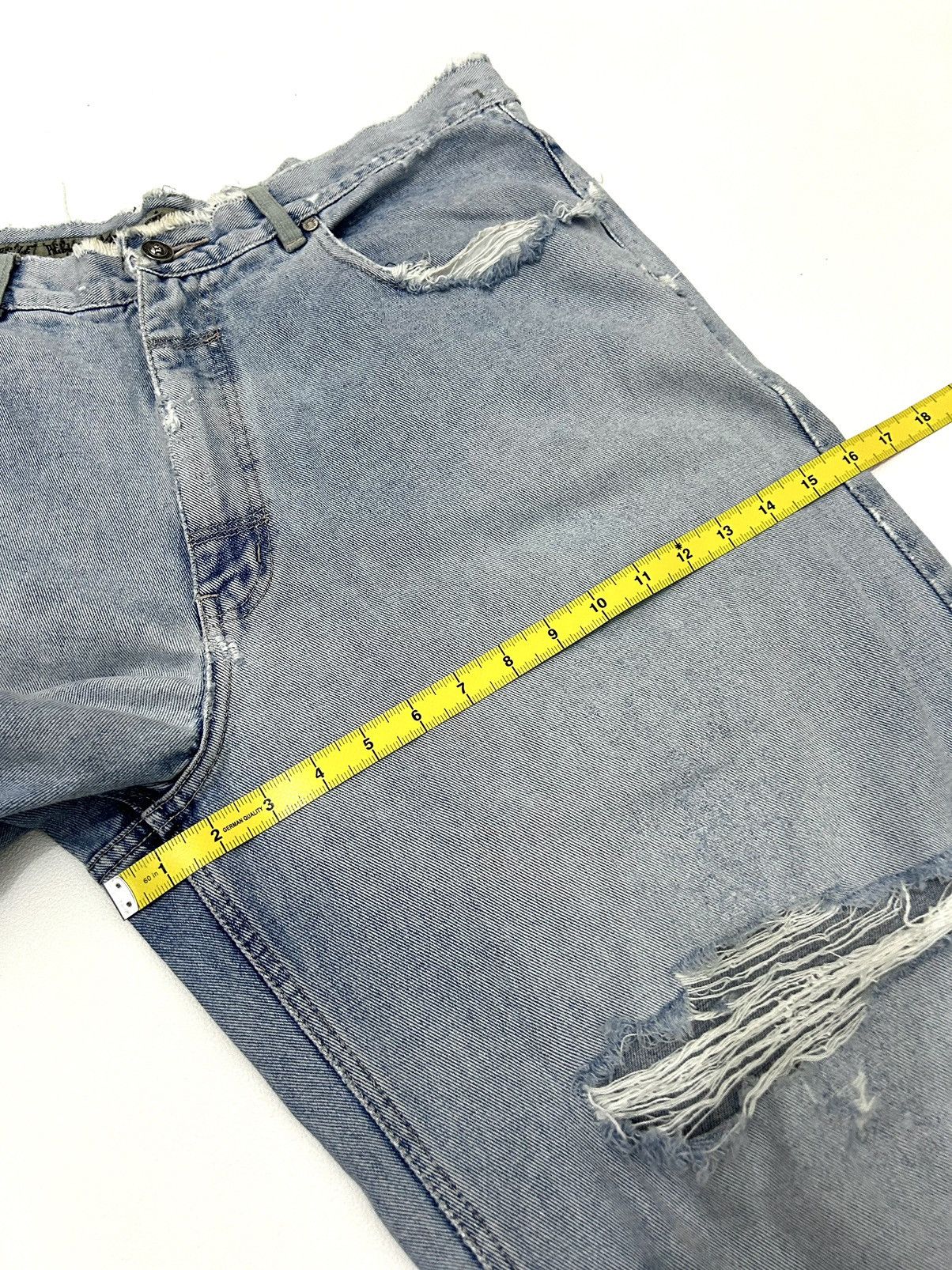 Marc Buchanan × Pelle Pelle Pele Pele Marc Buchanan Distressed Beggy Jeans Size US 36 / EU 52 - 19 Thumbnail