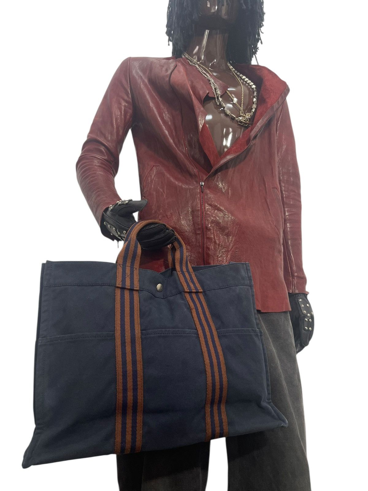 Hermes Iconic Hermes Cotton Canvas Tote Shoulder Bag 2🟩2 Size ONE SIZE - 1 Thumbnail