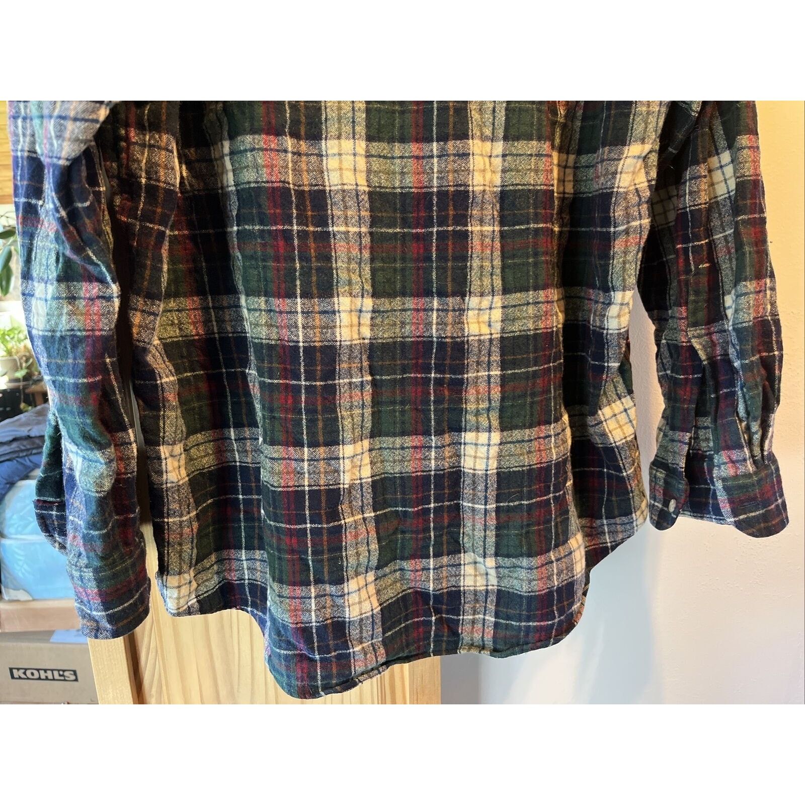 Pendleton Pendleton Men’s L Multicolored Plaid LS Wool Flannel Shirt Size US L / EU 52-54 / 3 - 14 Thumbnail