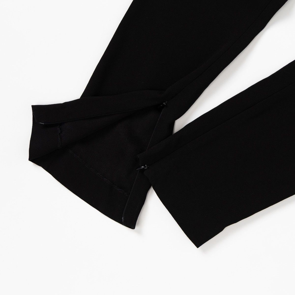 Prada Prada Womens Black Slim Trousers Italy Smart Casual Pants Size 28" / US 6 / IT 42 - 6 Thumbnail