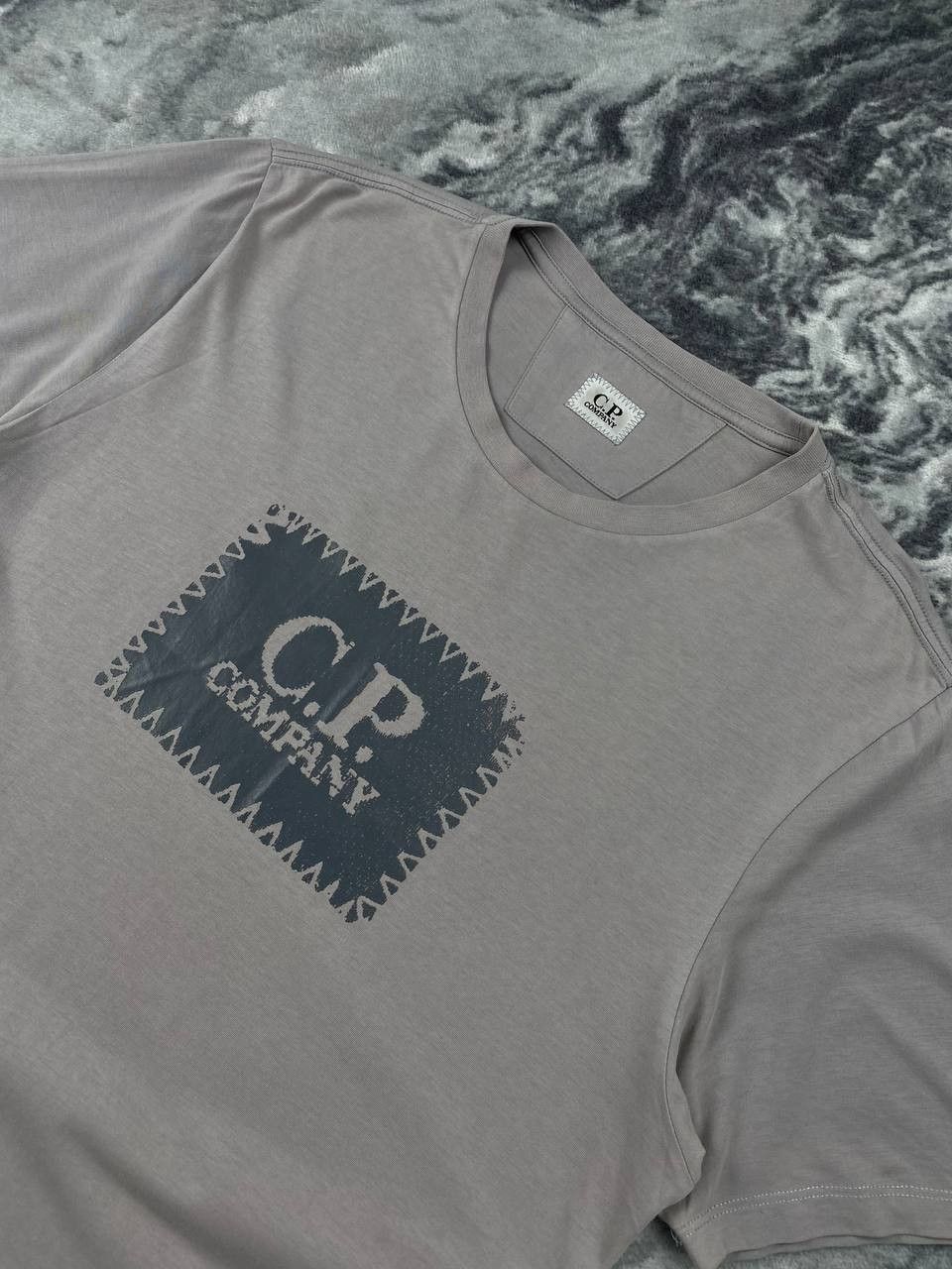 C.P. Company CP Company T Shirt Center Big Logo Men Size M Gray/ Beige Size US M / EU 48-50 / 2 - 2 Thumbnail
