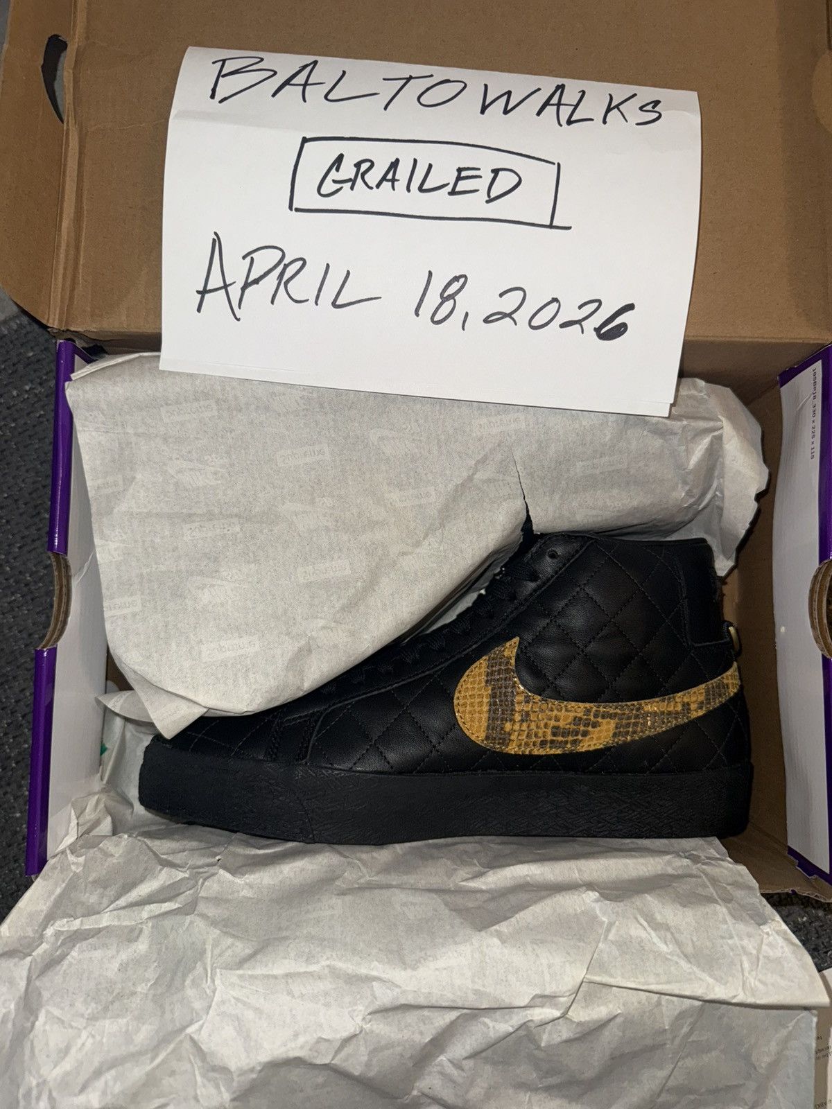 Nike SB Supreme Nike SB Blazer Size US 9 / EU 42 - 1 Thumbnail