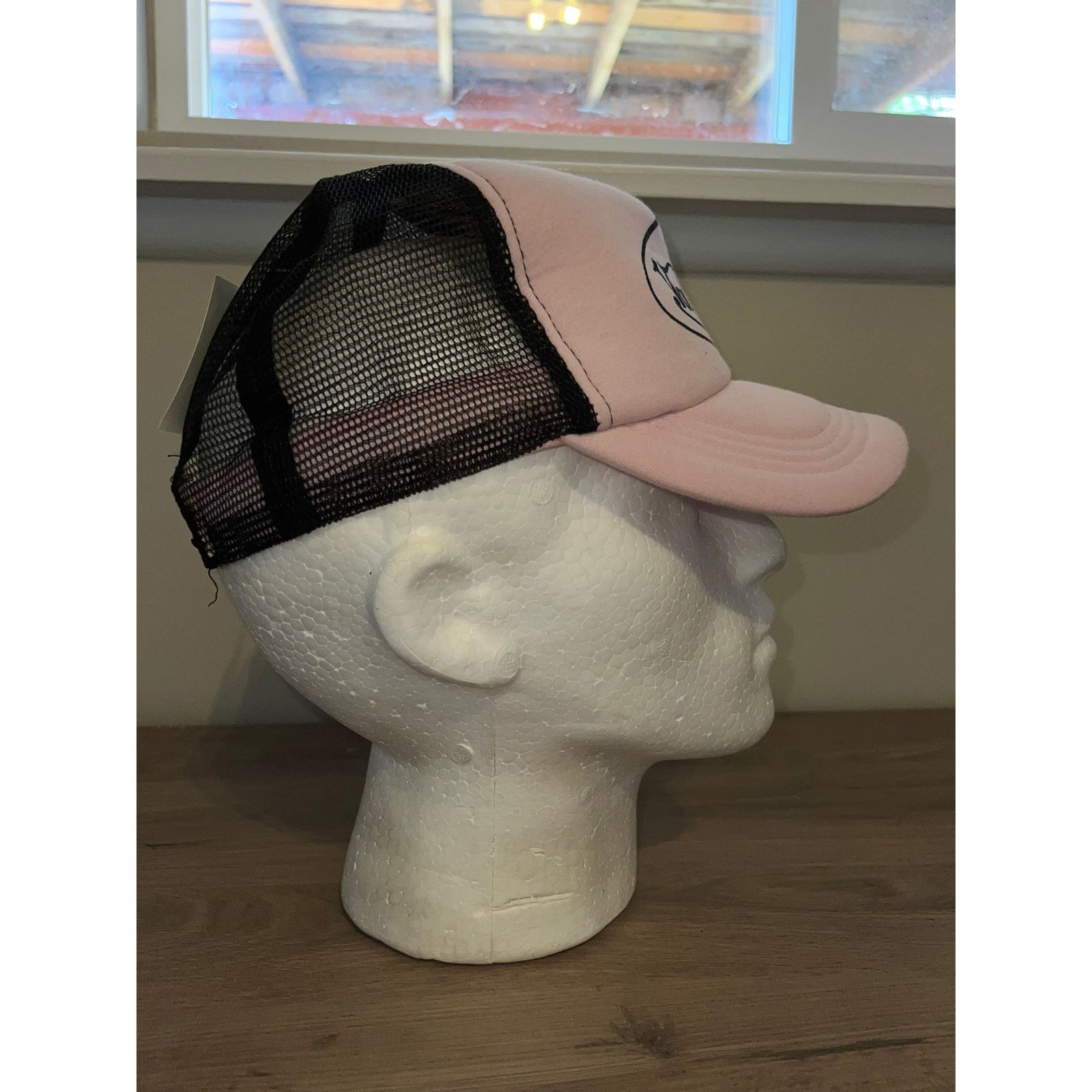 Vintage Y2K Von Sexy Pink Black Trucker Hat Designer Spoof 2000s OS Size ONE SIZE - 8 Thumbnail