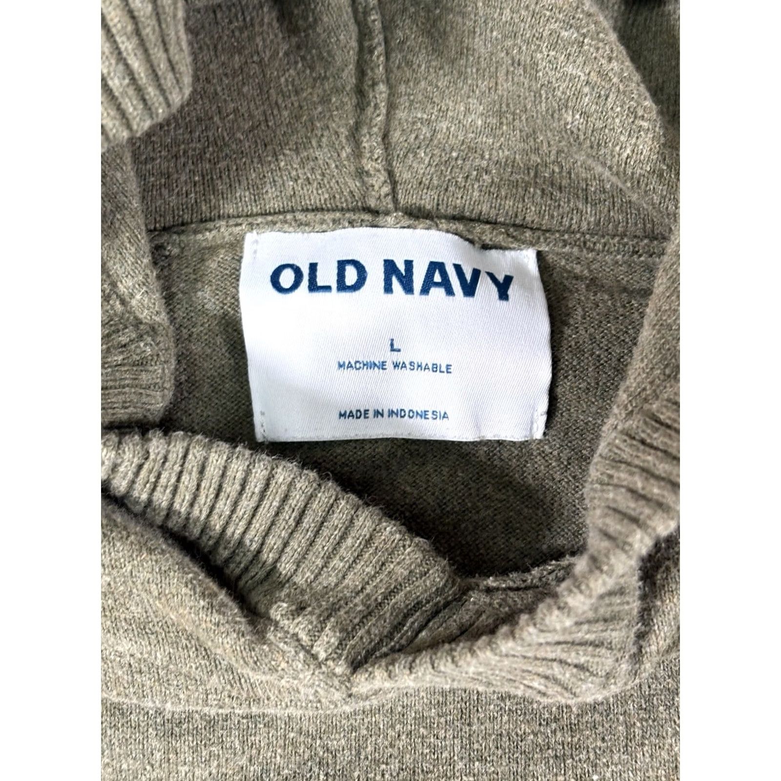 Old Navy Old Navy Hoodie Men’s Large Olive Green Pullover Sweater Long Sleeve Size US L / EU 52-54 / 3 - 2 Thumbnail