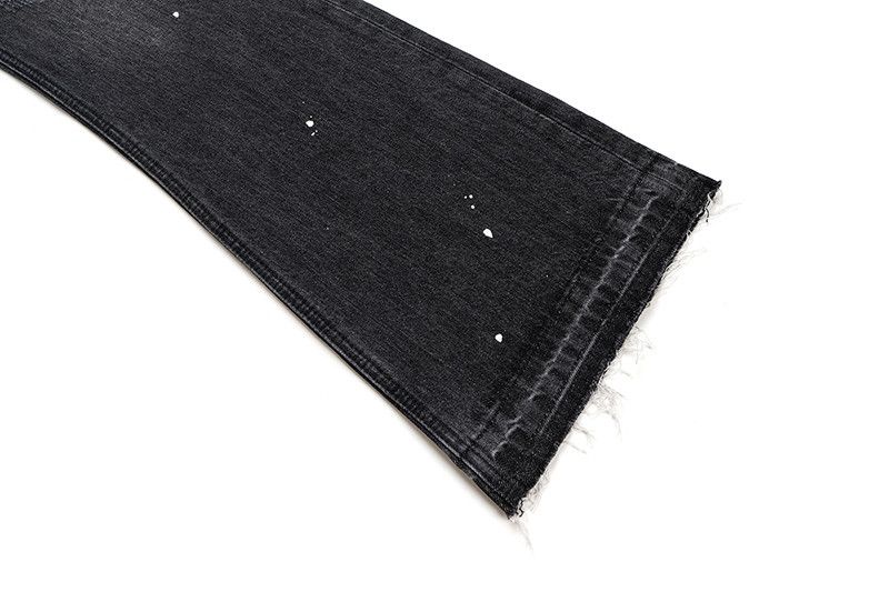 Japanese Brand × Jean Washed Wide Leg Denim Jeans, Stacked Jeans Size US 32 / EU 48 - 8 Thumbnail