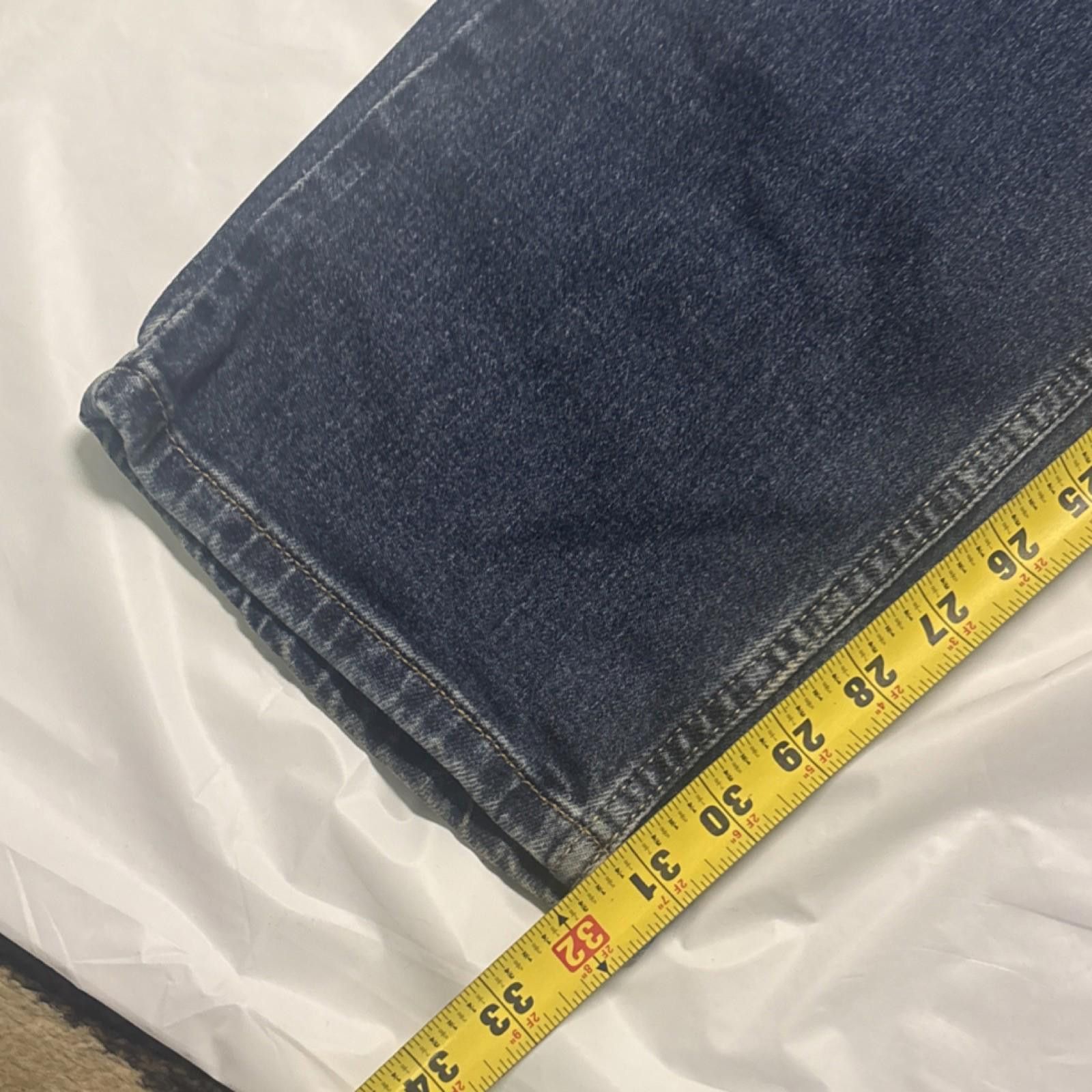 Levi's Levi's Straight Men's Jeans Blue Denim 36x32 Size US 36 / EU 52 - 8 Thumbnail