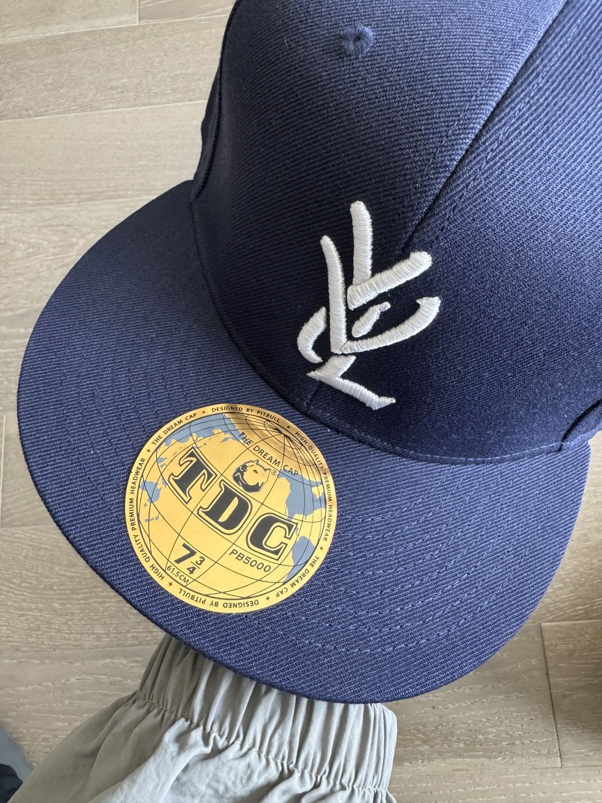 Playboi Carti 7 3/4 Playboi Carti YVL Fitted Hat NAVY White Opium ❤️✅ NEW Size ONE SIZE - 2 Thumbnail
