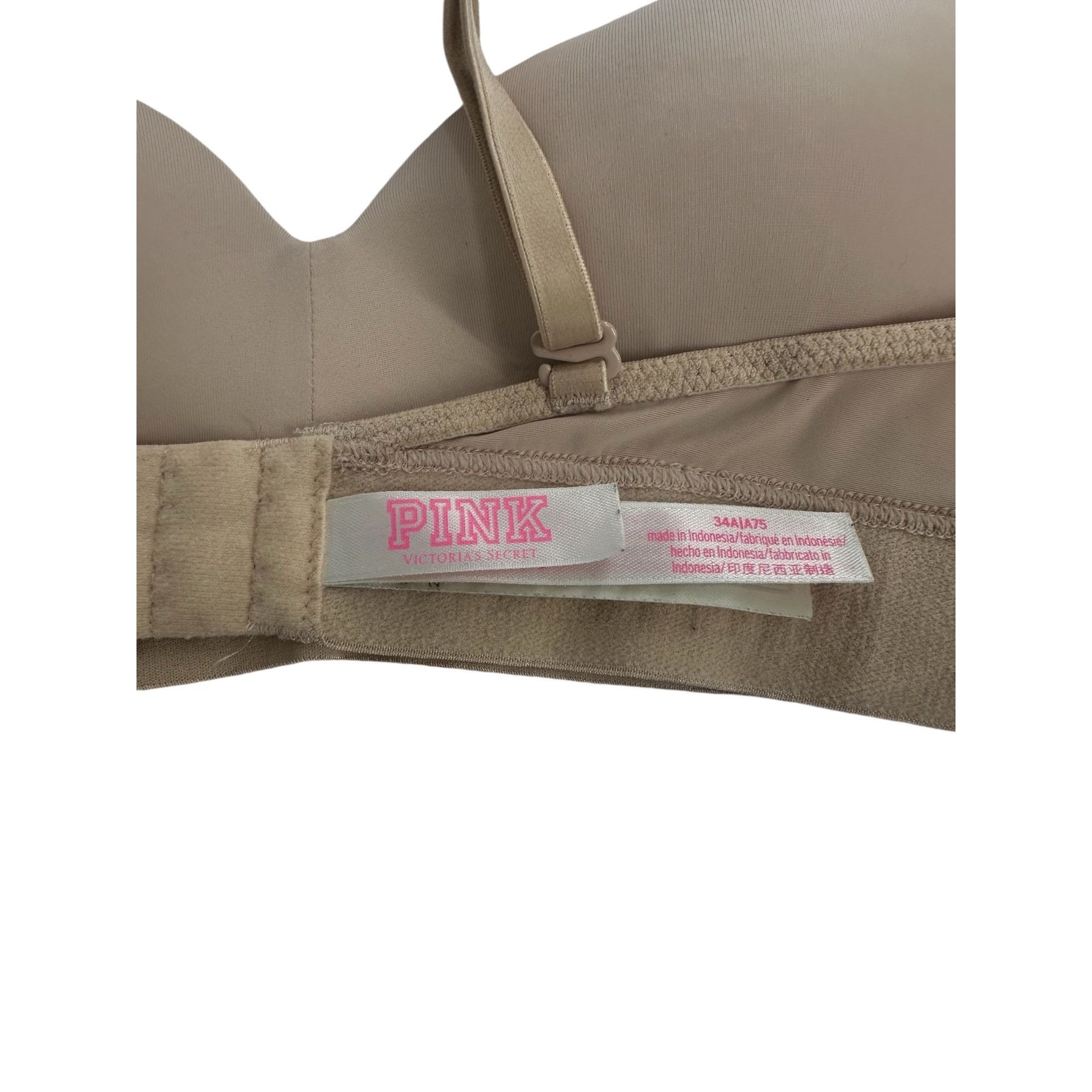 Victoria's Secret PINK VS Bra - Wireless Lightly Lined - 34A Nude Size ONE SIZE - 5 Thumbnail