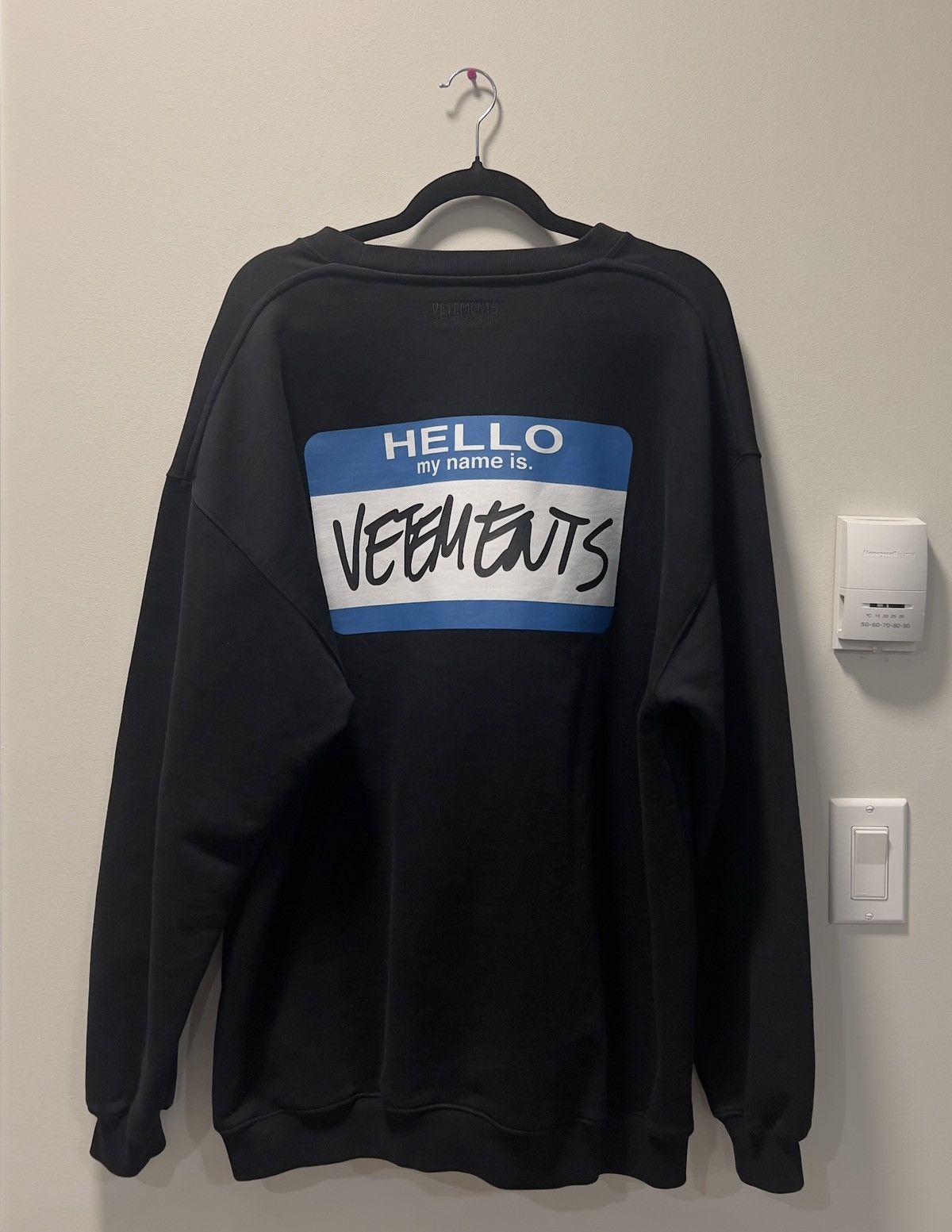 Vetements Vetements 'My Name Is' Black Long Sleeve Size US L / EU 52-54 / 3 - 2 Thumbnail
