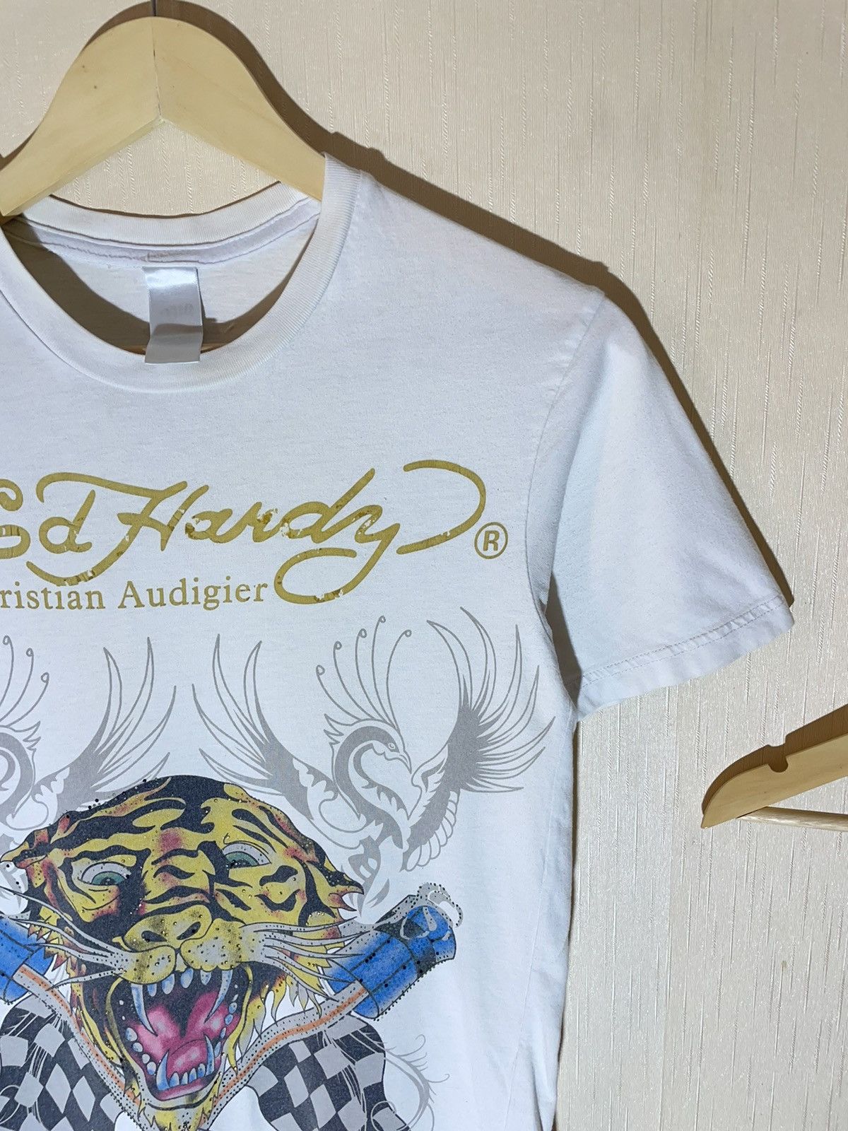Ed Hardy × Vintage Ed hardy vintage streetwear T shirt Size US S / EU 44-46 / 1 - 2 Thumbnail