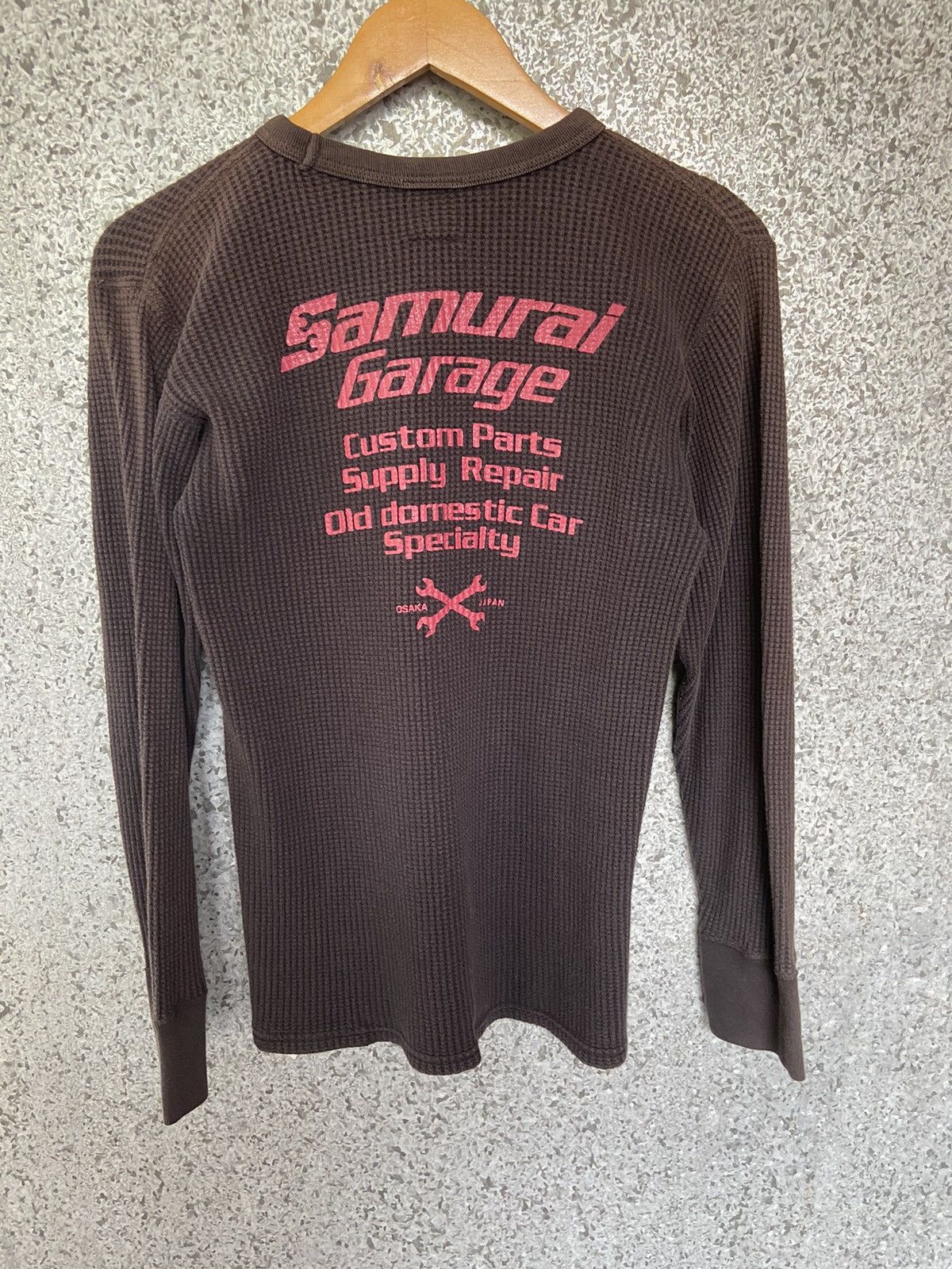 Samurai Jeans 🔥 Sun faded Samurai Garage t shirt long sleeve Size US S / EU 44-46 / 1 - 2 Thumbnail