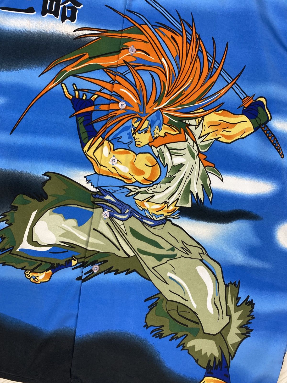 Anime Vintage Samurai Anime Rare Button Up Oversize Shirt y2k Size US XL / EU 56 / 4 - 7 Thumbnail