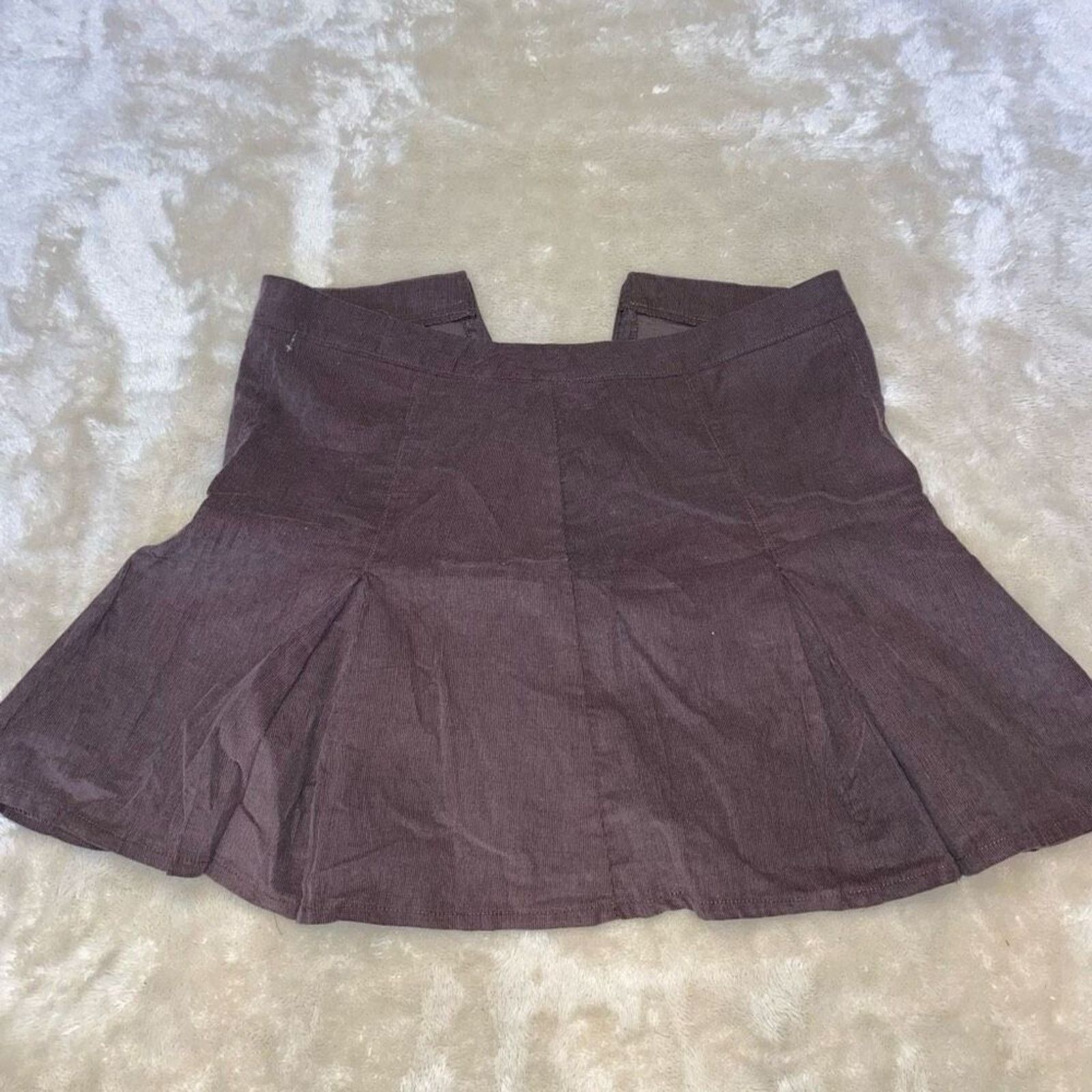 Other Eyeshadow Taupe Fit and Flare Kilt | Sz 7 Size 28" / US 6 / IT 42 - 3 Thumbnail
