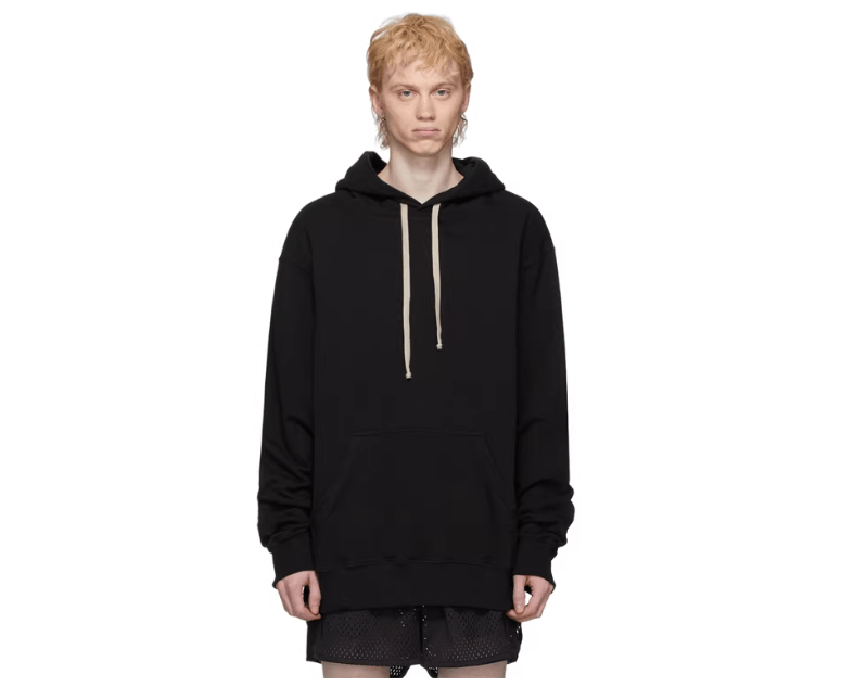 Champion × Rick Owens Rick Owens x Champion Men's Graphic Embroidered Hoodie Size US M / EU 48-50 / 2 - 2 Thumbnail