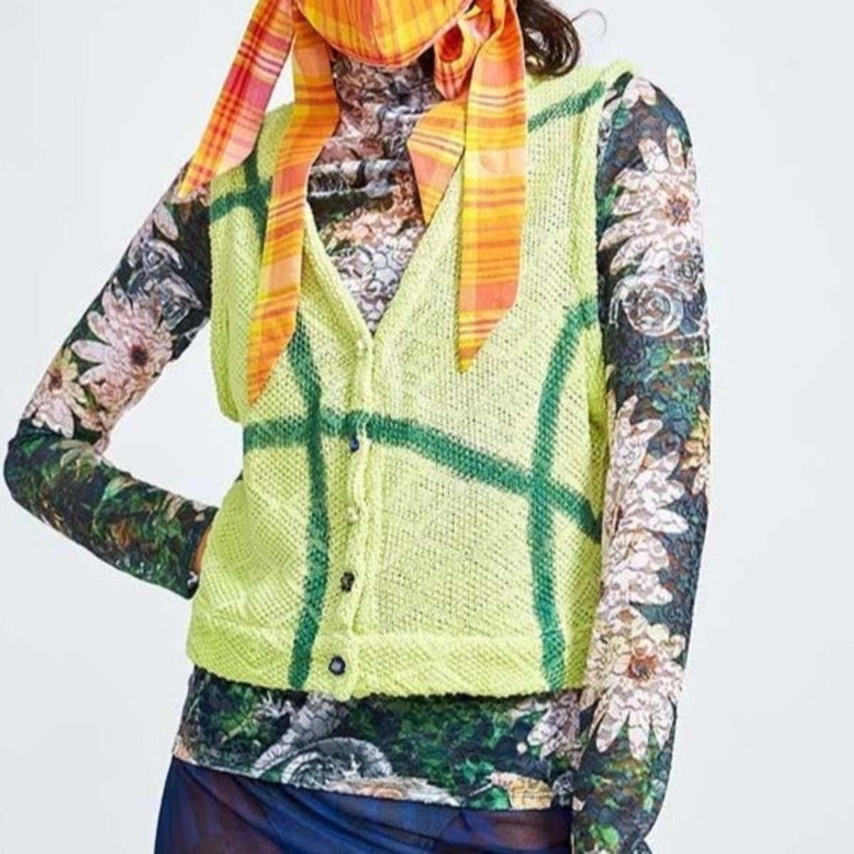 Collina Strada Knit Vest Size XS / US 0-2 / IT 36-38 - 1 Thumbnail