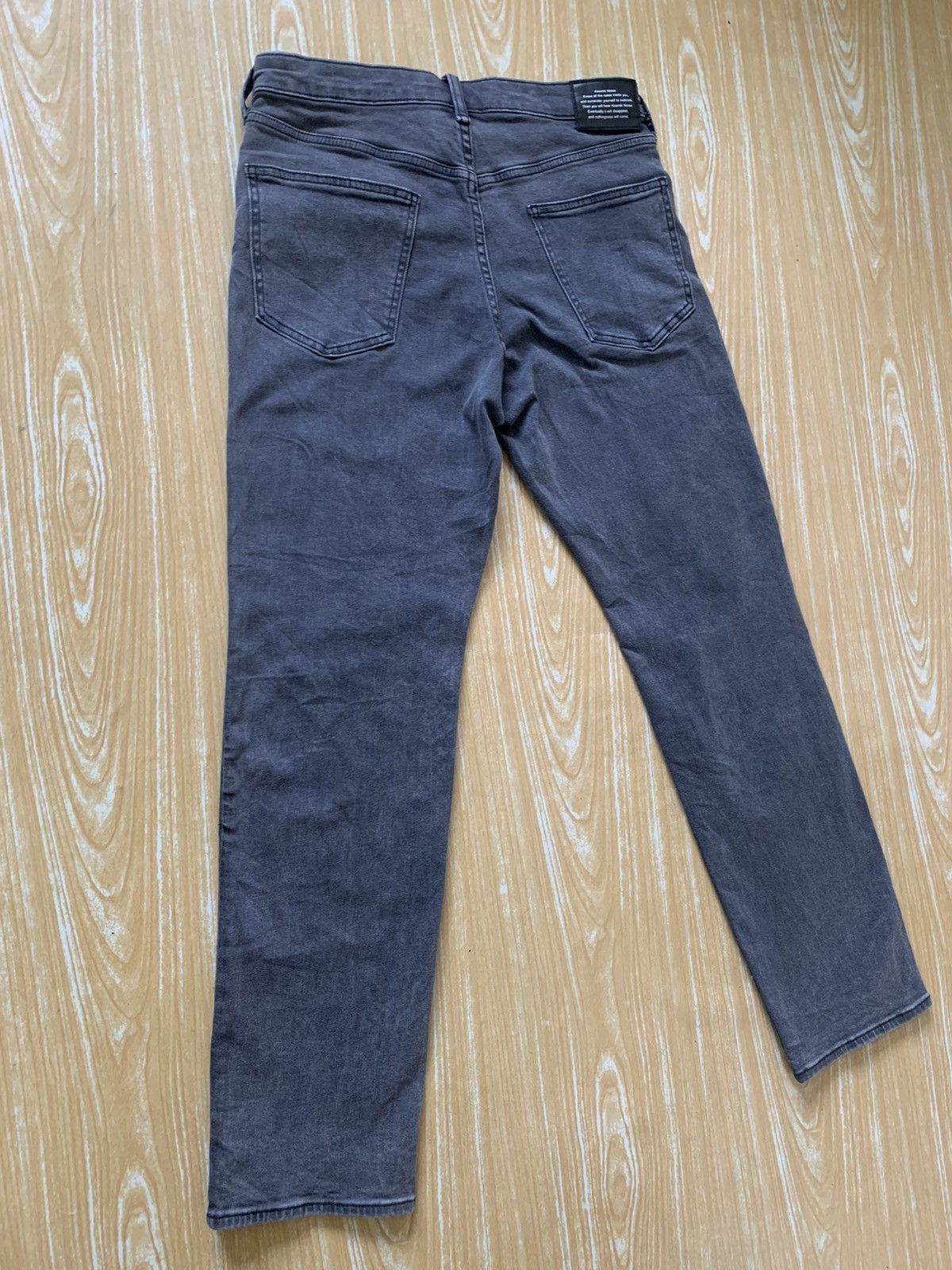 GU Distressed Gu X Undercover Faded Black Stretching Jeans Pant Size US 30 / EU 46 - 7 Thumbnail