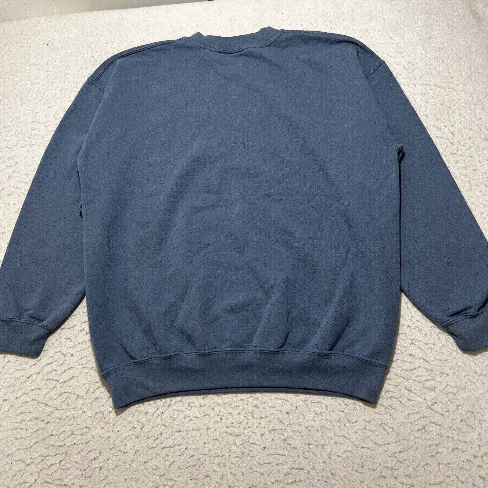 Gildan Gildan Heavy Blend Sunflowers Crewneck Sweatshirt Blue Size L / US 10 / IT 46 - 10 Thumbnail