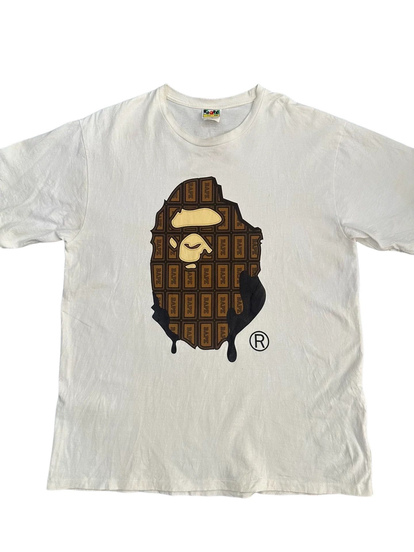 Bape A Bathing Ape Chocolate Ape Head T-Shirt Size 2XL Size US XXL / EU 58 / 5 - 1 Thumbnail
