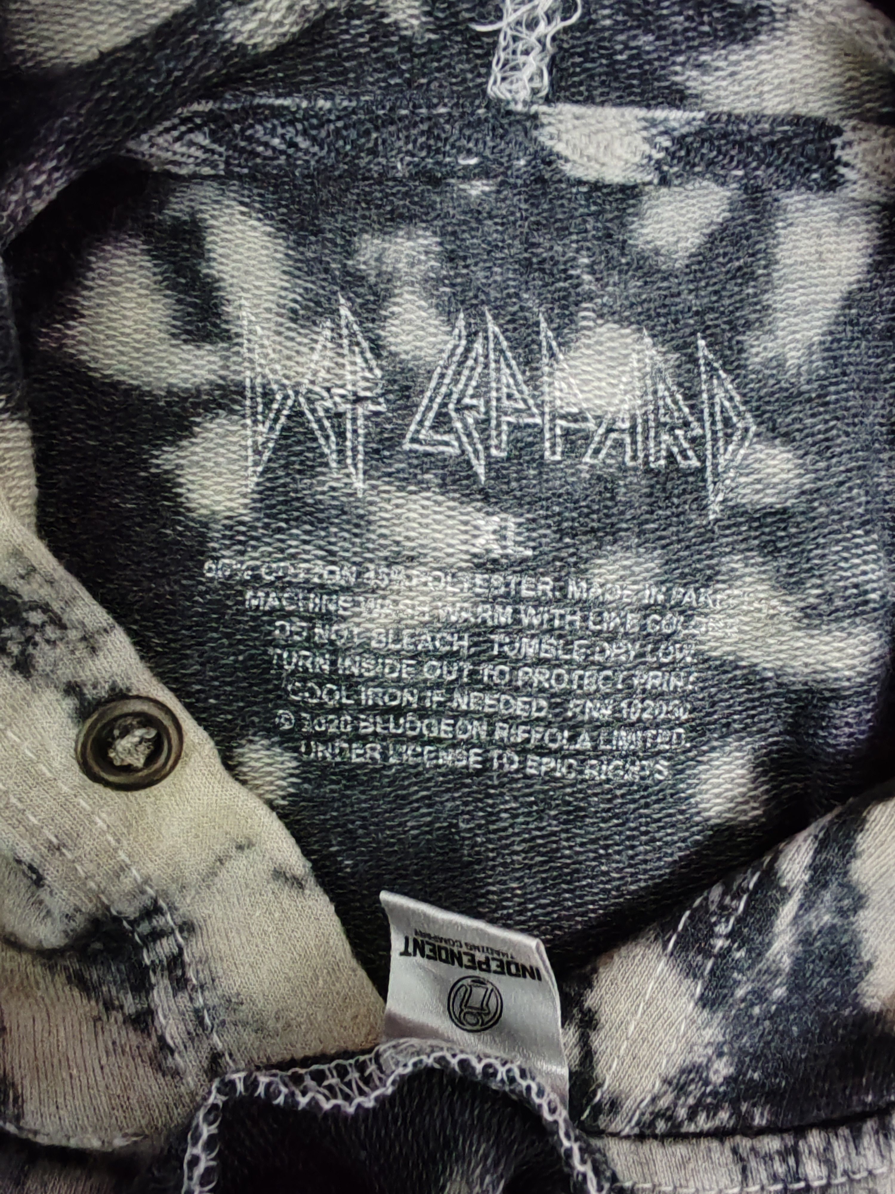 Def Leppard Def Leppard Band 1983 US Tour Hoodie Vintage Style Tie Dye Size US XL / EU 56 / 4 - 4 Thumbnail
