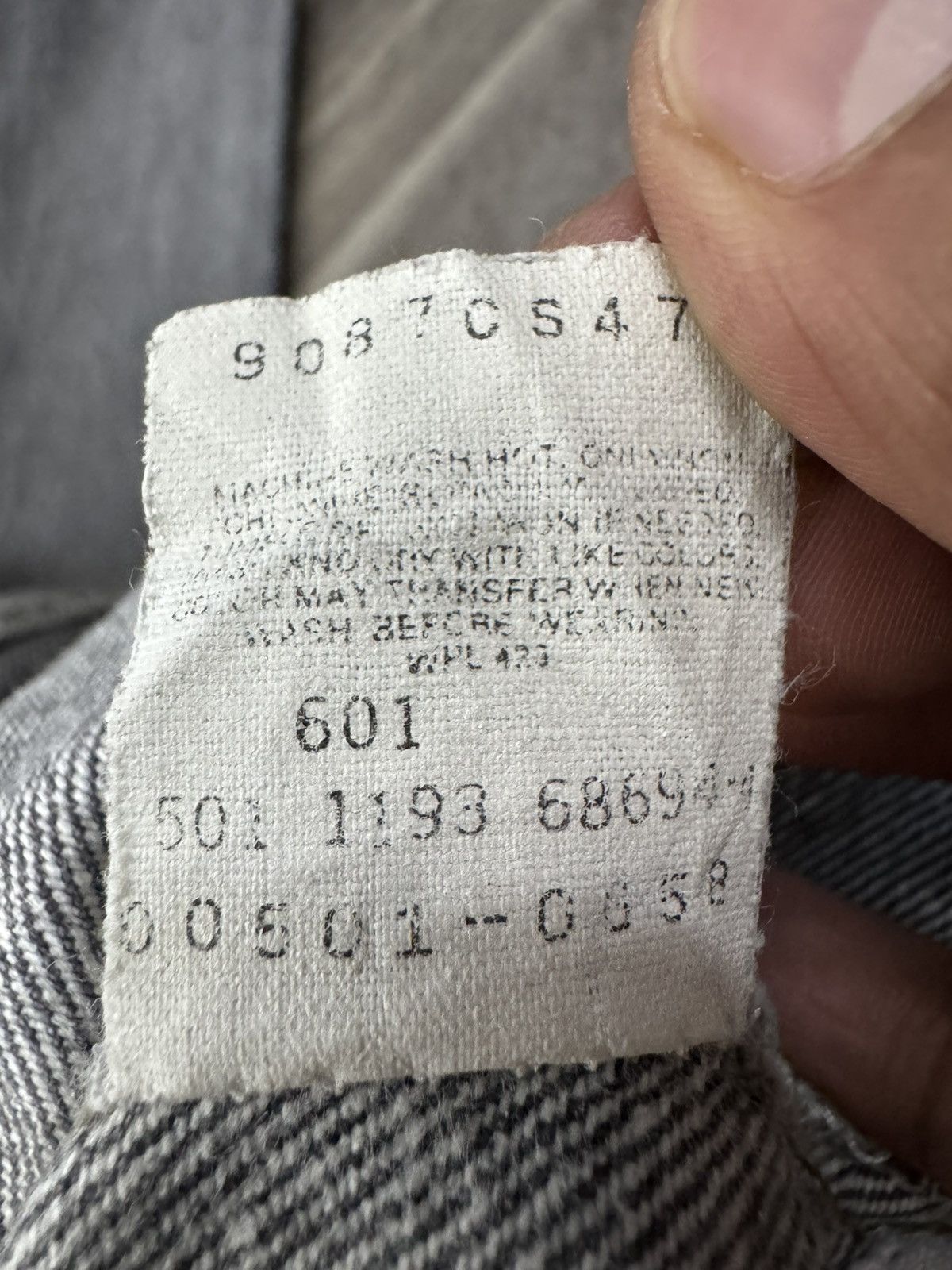 Levi's Vintage 80s Levis 501 Denim Pants Size US 32 / EU 48 - 13 Thumbnail