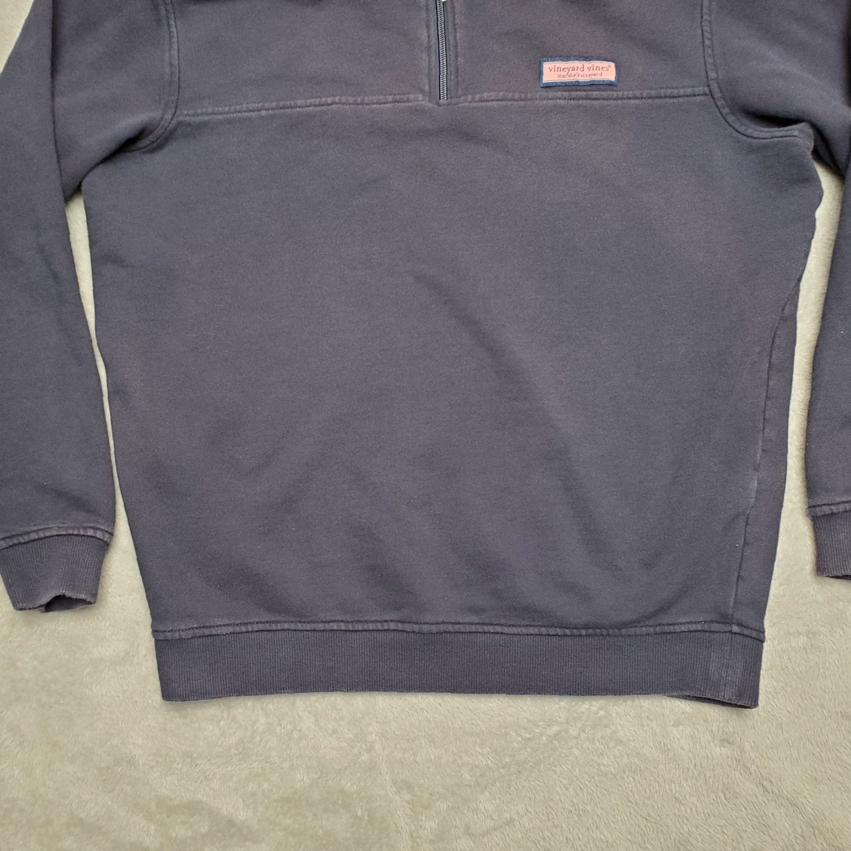 Vineyard Vines Vineyard Vines Sweater Mens M Orange 100% Cotton Long Sleeve 1/4 Zip Pullover Golf Casual Mens Size US M / EU 48-50 / 2 - 2 Thumbnail