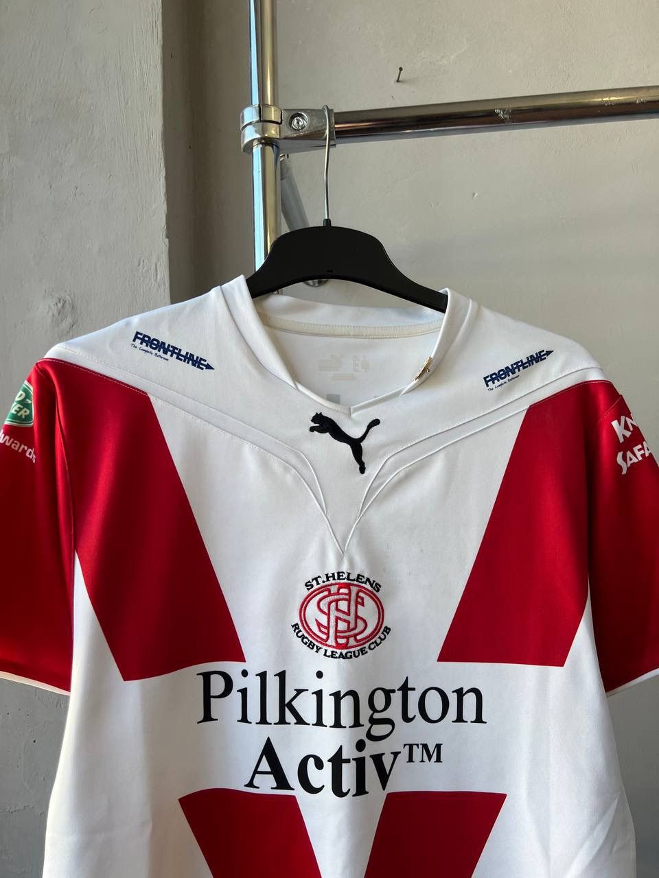 Puma 2009 ST.HELENS #14 ROBY MATCH WORN RIGBY SHIRT JERSEY SZ M Size US M / EU 48-50 / 2 - 3 Thumbnail