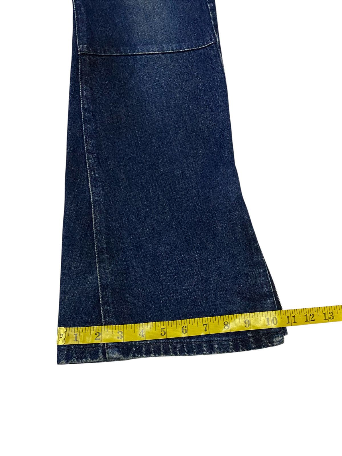junhashimoto 💃Junhashimoto Curved Leg Flare Denim Jeans Size US 30 / EU 46 - 20 Thumbnail