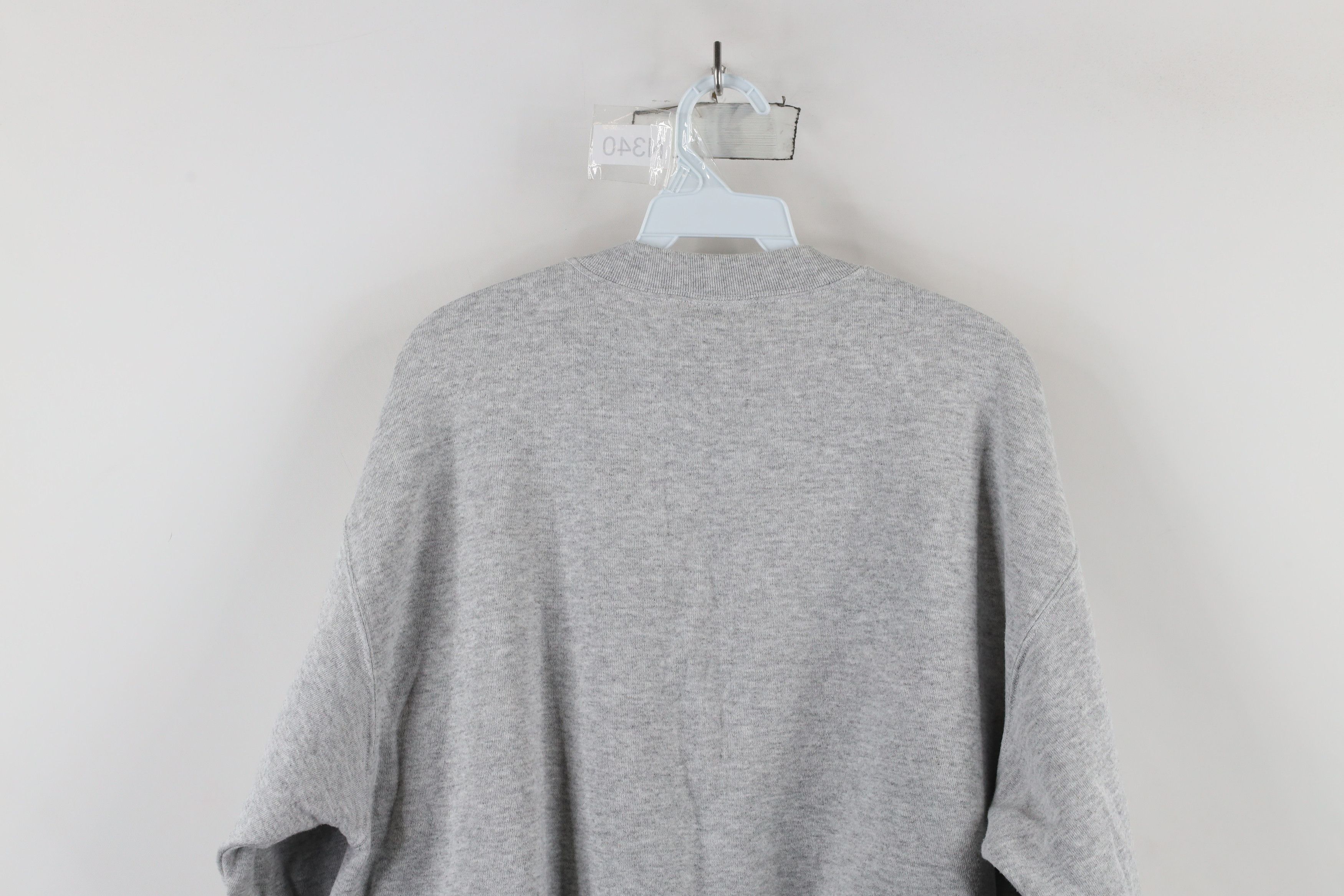 Vintage Vintage Y2K 2000 Millennium Smiley Face Sweatshirt Gray Size US XL / EU 56 / 4 - 9 Thumbnail