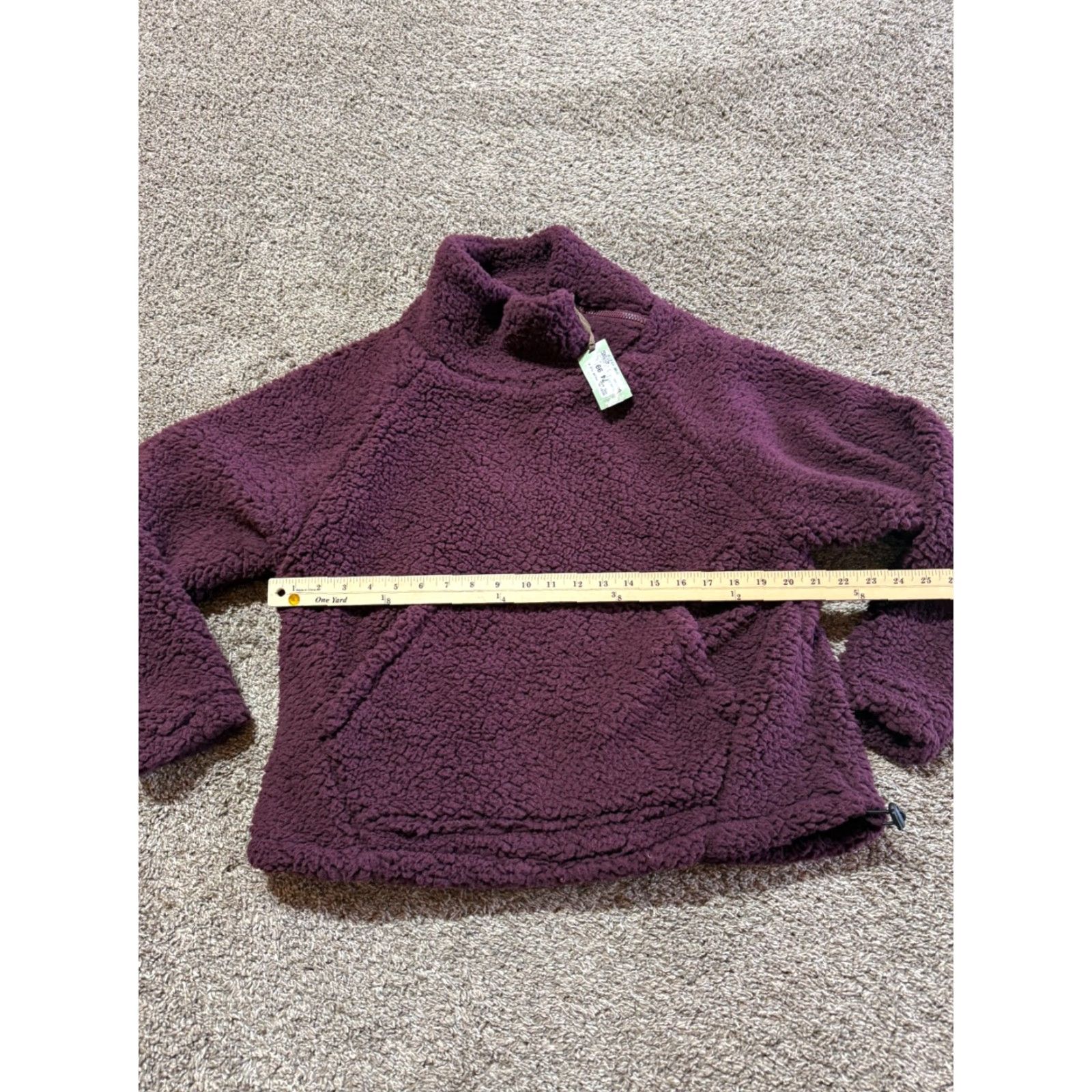Roper Roper Pullover Sweatshirt Womens Size M Red Sherpa Polar Fleece Long Sleeve Zip Cold Weather Activewear Size M / US 6-8 / IT 42-44 - 7 Thumbnail