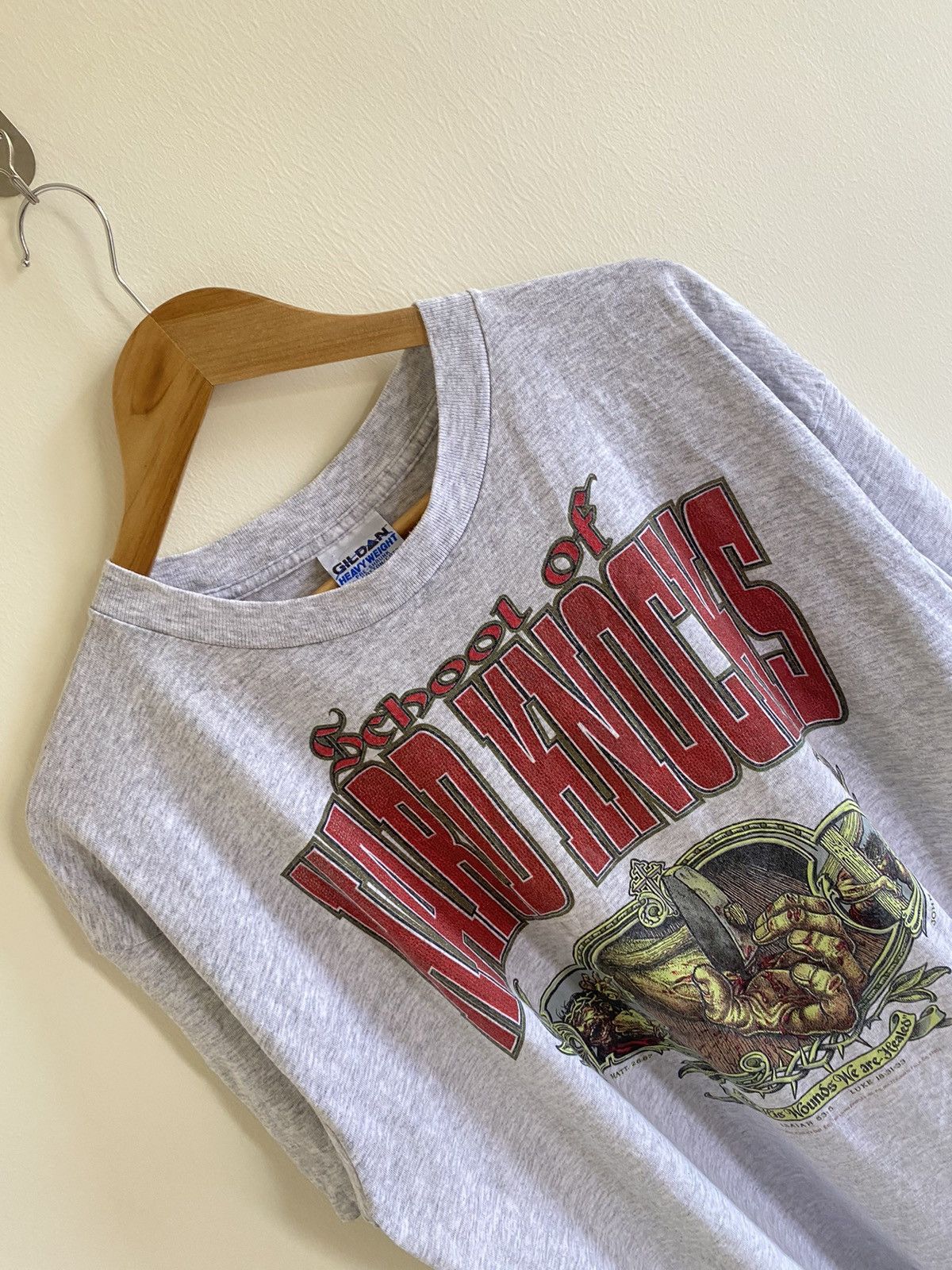Other Vintage 90s SCHOOL OF HARD KNOCKS ( LIVING EPISTLES ) Size US XL / EU 56 / 4 - 3 Thumbnail