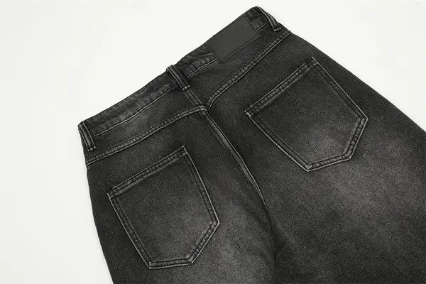 Japanese Brand Punk distressed washed distressed loose straight jeans y2k Size US 32 / EU 48 - 5 Thumbnail