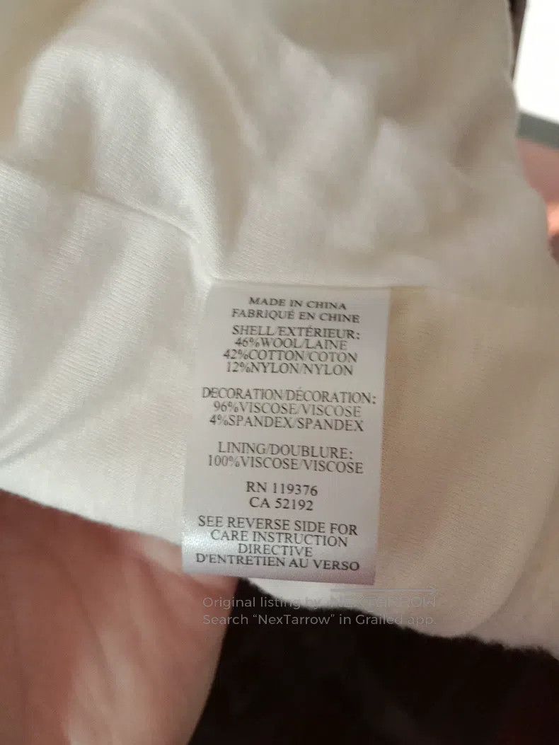 Helmut Lang Helmut Lang White Wool Jacket Size US S / EU 44-46 / 1 - 4 Thumbnail
