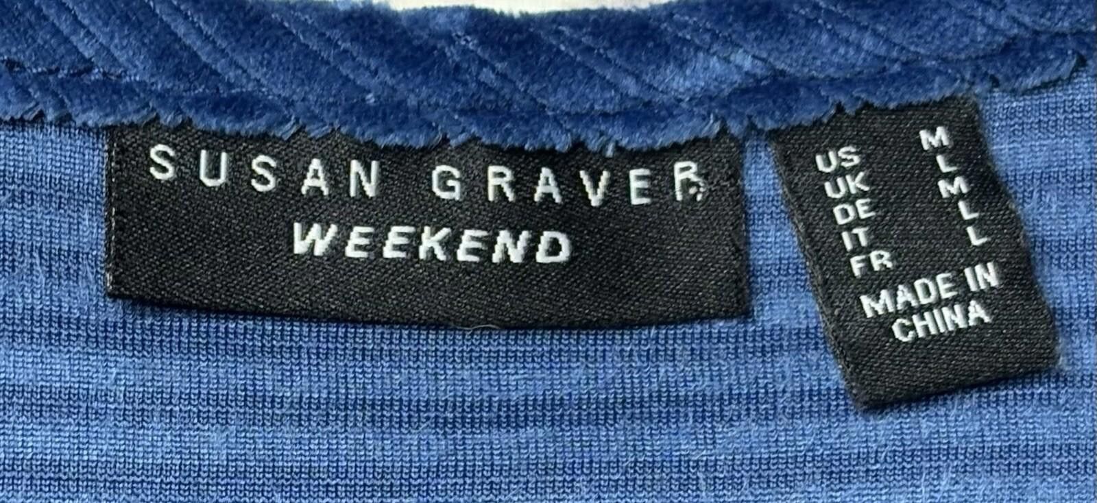 Other Susan Graver Weekend Top Women's Medium Ribbed Size M / US 6-8 / IT 42-44 - 2 Thumbnail