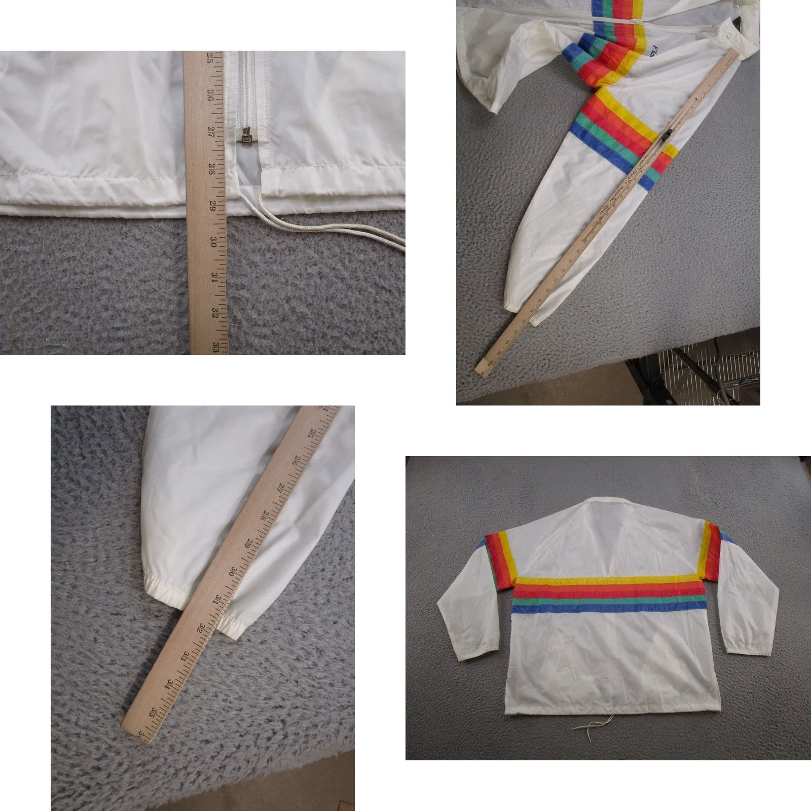 Rainbow VTG 80s Rainbow Miami Florida Sherry Windbreaker Lightweight Jacket Size L Pride Windbreaker Jacket Rainbow Multicolor Men L Womens Size US L / EU 52-54 / 3 - 8 Thumbnail