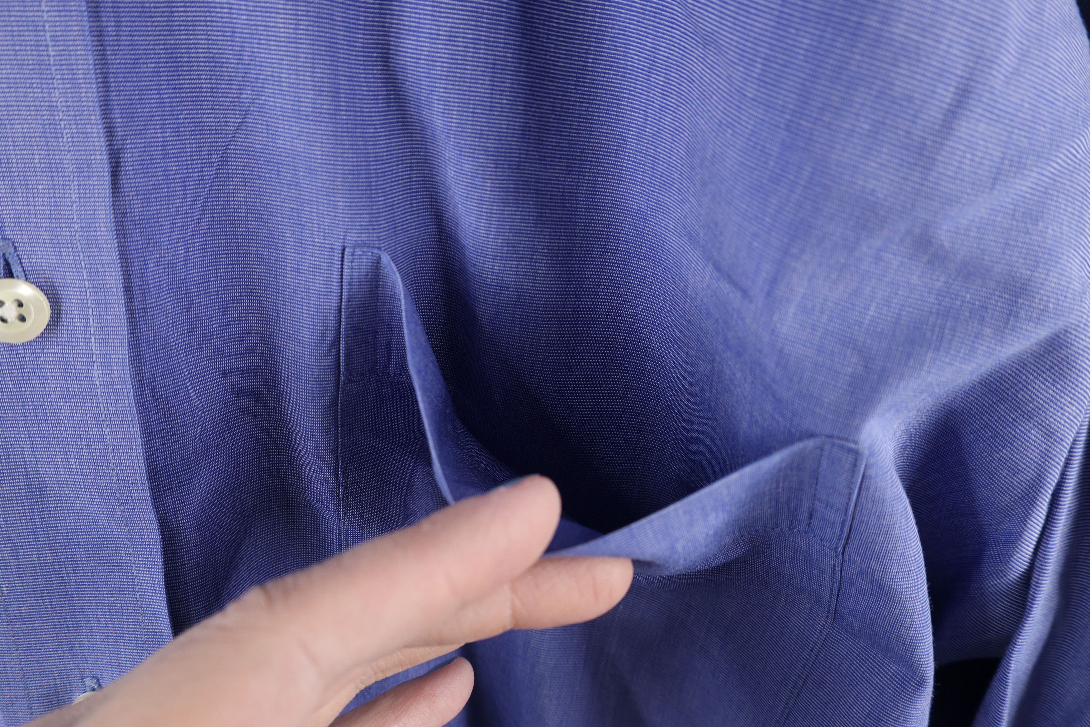 Brooks Brothers × Vintage Vintage 90s Brooks Brothers Cotton Button Down Shirt Blue Size US M / EU 48-50 / 2 - 7 Thumbnail