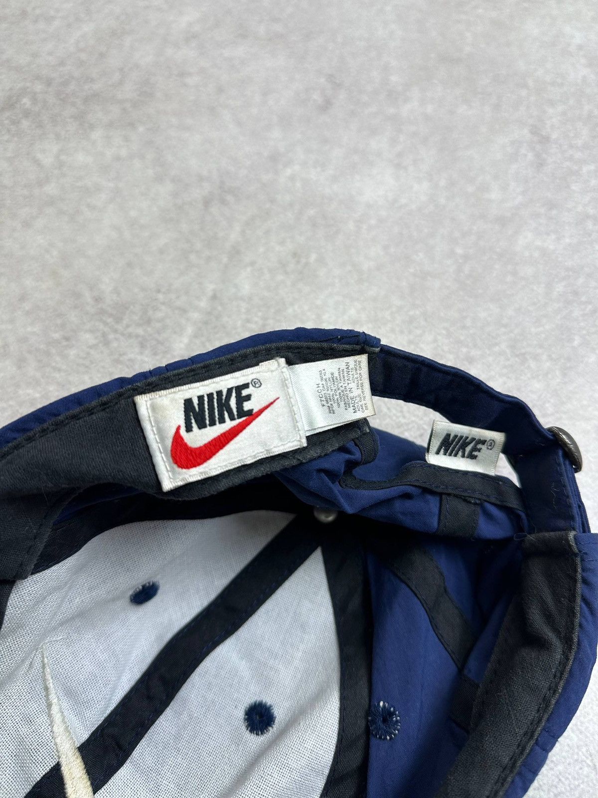 Nike Vintage Nike Big Swoosh Nylon Cap Rare Tn Skepta Style Size ONE SIZE - 5 Thumbnail